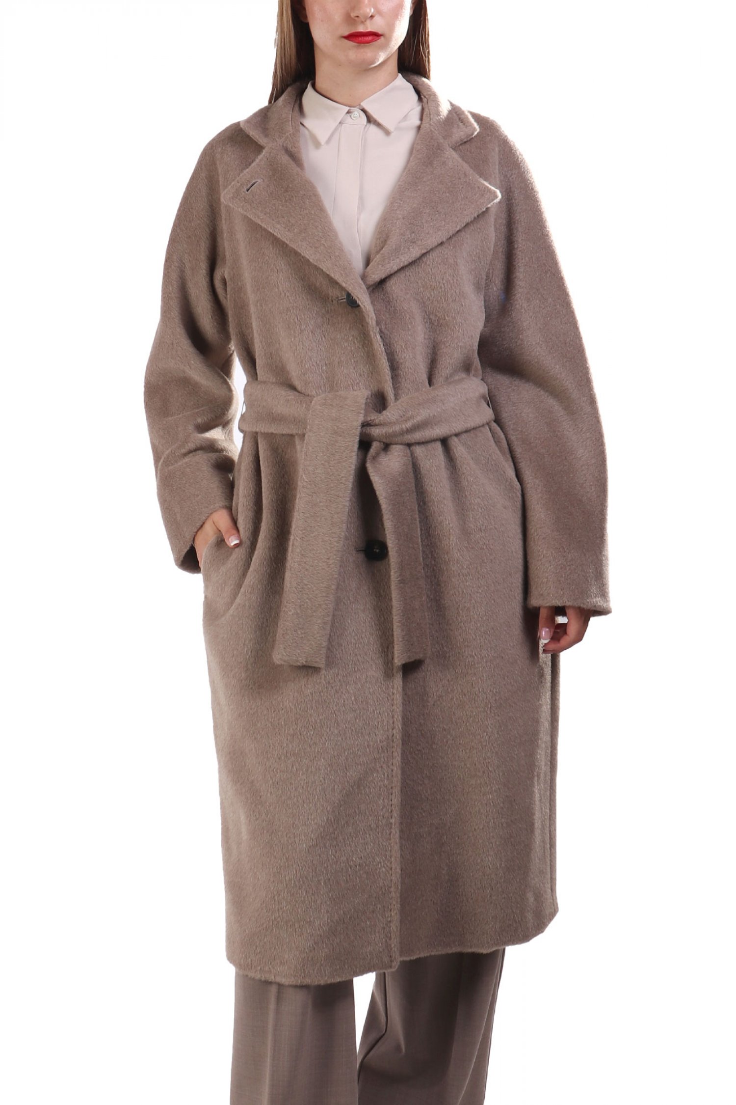 MARELLA ΠΑΛΤΟ ΓΙΑΚΑ ΜΑΟ ATTUALE1 ΑΠΟΣΠΩΜΕΝΗ ΖΩΝΗ ΜΠΕΖ