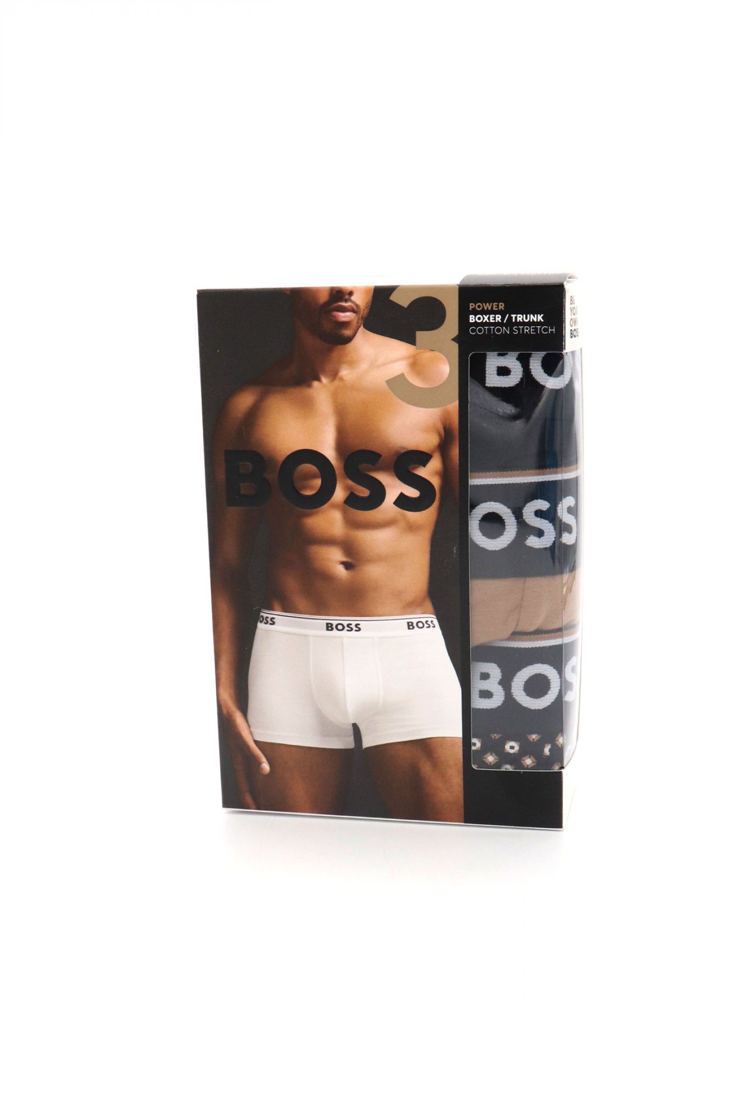 BOSS ΕΣΩΡΟΥΧΟ 3P TRUNK POWER DESIG ΜΑΥΡΟ-ΜΠΕΖ