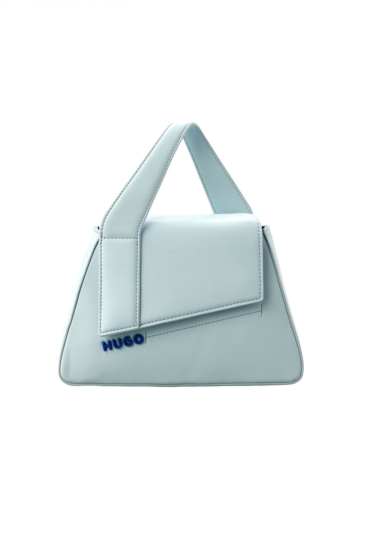 HUGO BLUE ΤΣΑΝΤΑ ΧΕΙΡΟΣ/CROSSBODY LYLAH TOP HANDLE LOGO ΣΙΕΛ