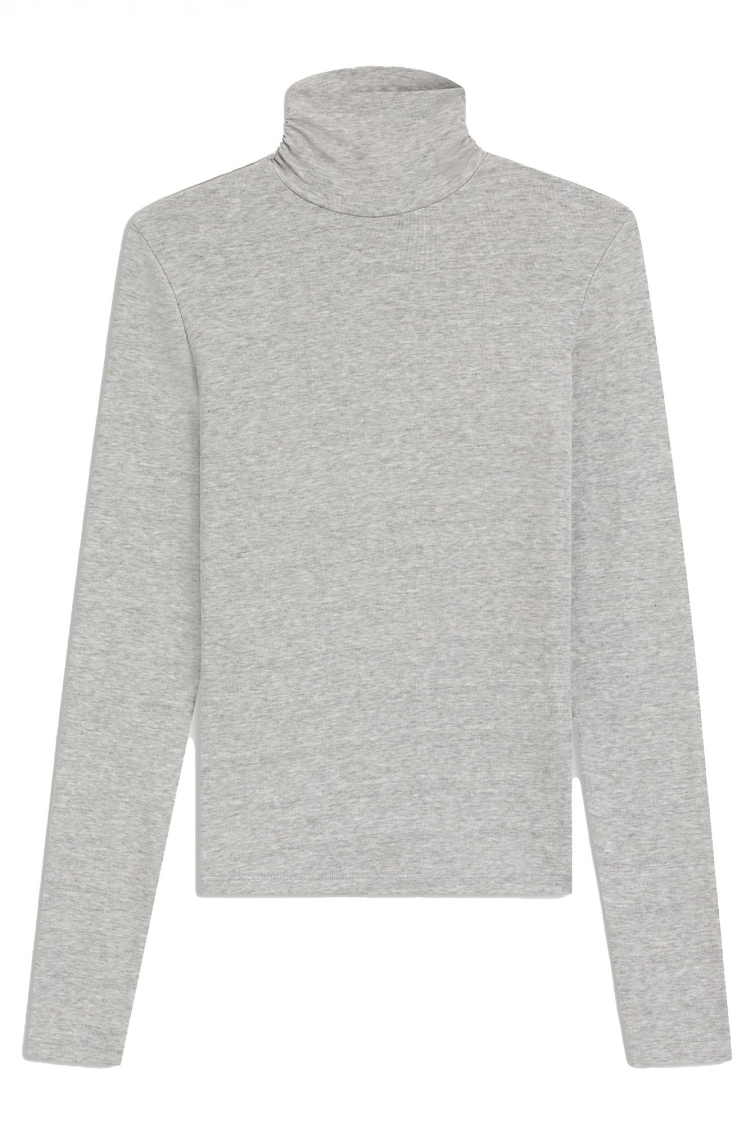 BOSS CASUAL TOP TURTLENECK C_ELIANA SLIM FIT STRETCH ΓΚΡΙ