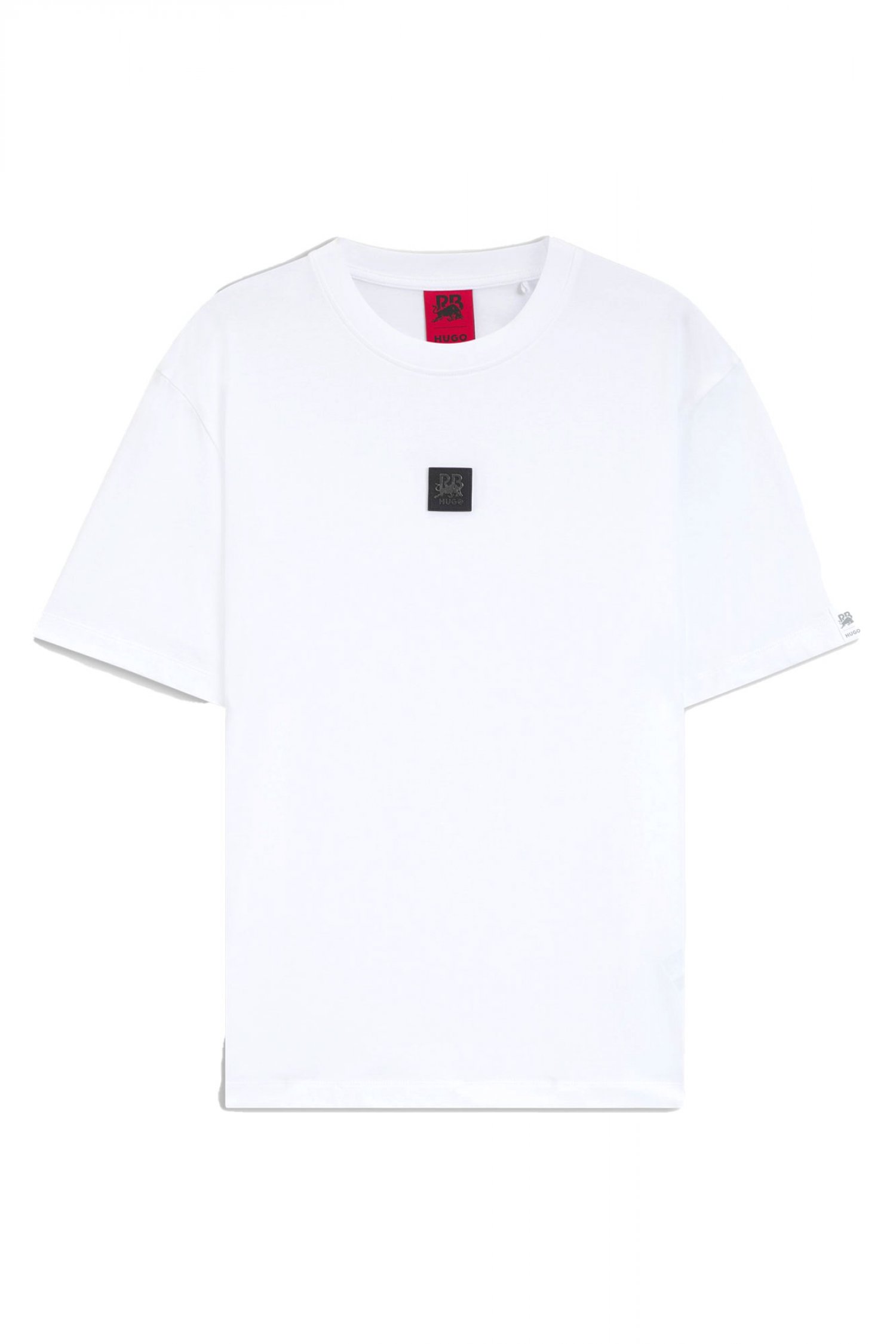 HUGO T-SHIRT DOGOS_RB LOGO ΛΕΥΚΟ