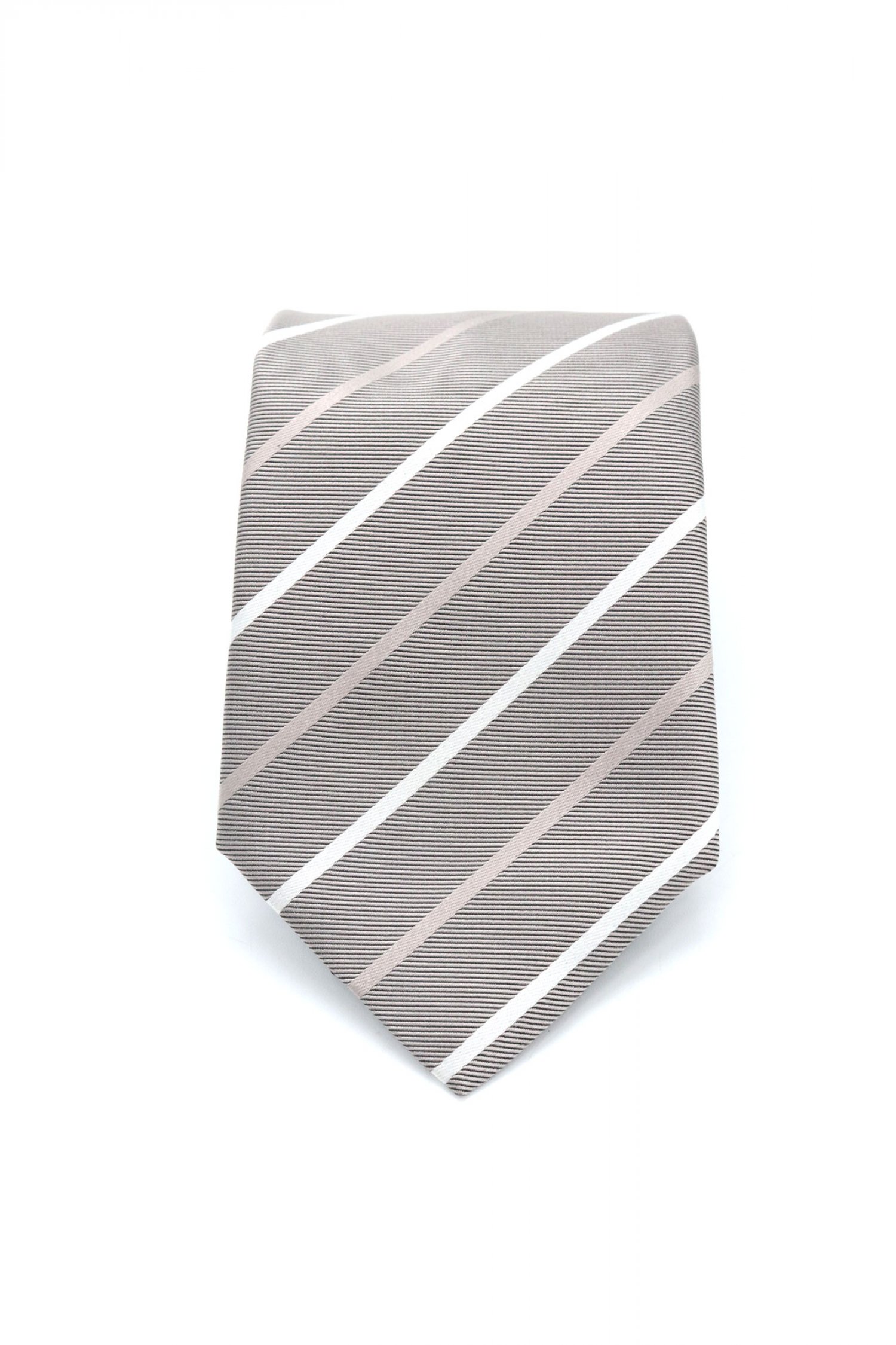 BOSS ΓΡΑΒΑΤΑ ΡΙΓΕ H-TIE 7.5 253 ΜΠΕΖ-ΓΚΡΙ