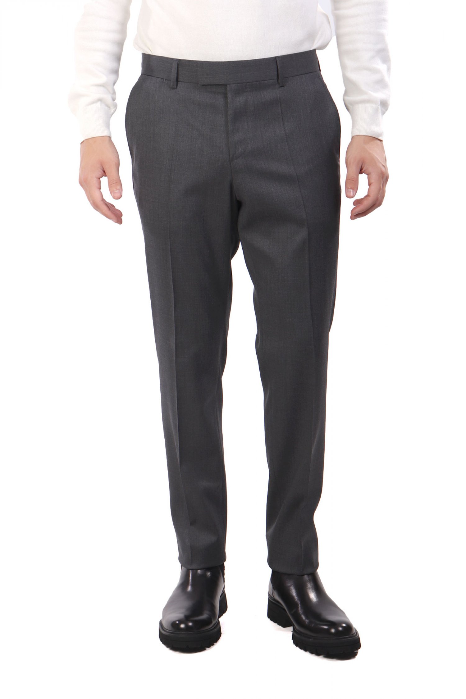 BOSS ΠΑΝΤΕΛΟΝΙ CHINO SLIM FIT H-GENIUS-DTL-WG-253 ΓΚΡΙ