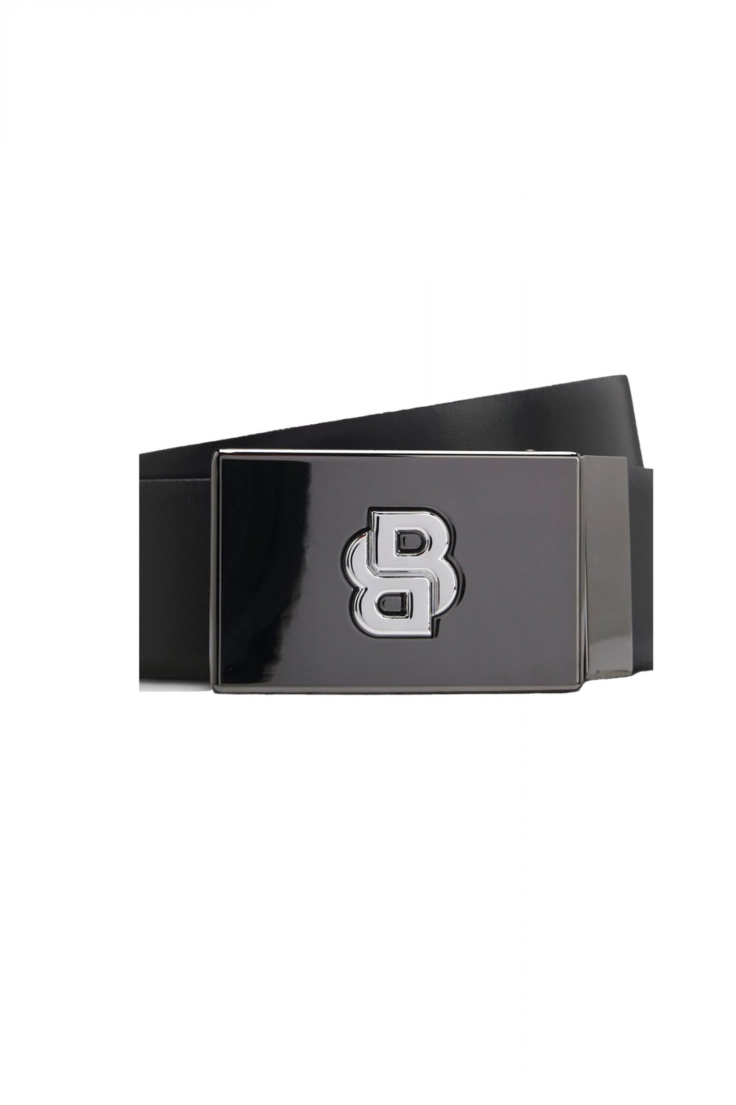 BOSS ΖΩΝΗ Β_ICON_PIQ_GB35_PP ΜΑΥΡΟ