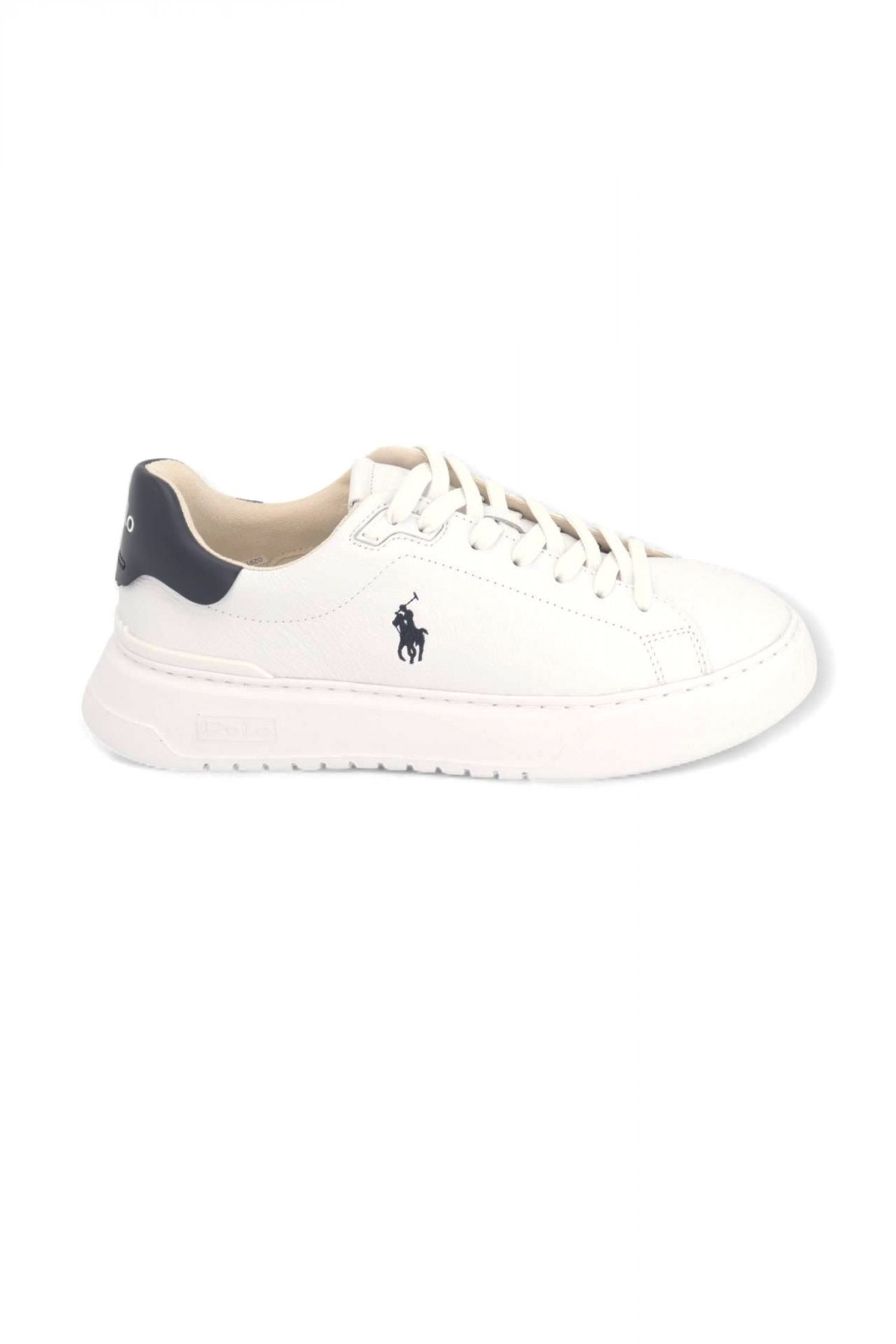 RALPH LAUREN ΠΑΠΟΥΤΣΙΑ SNEAKERS COURT-SK-LTL ΛΕΥΚΟ