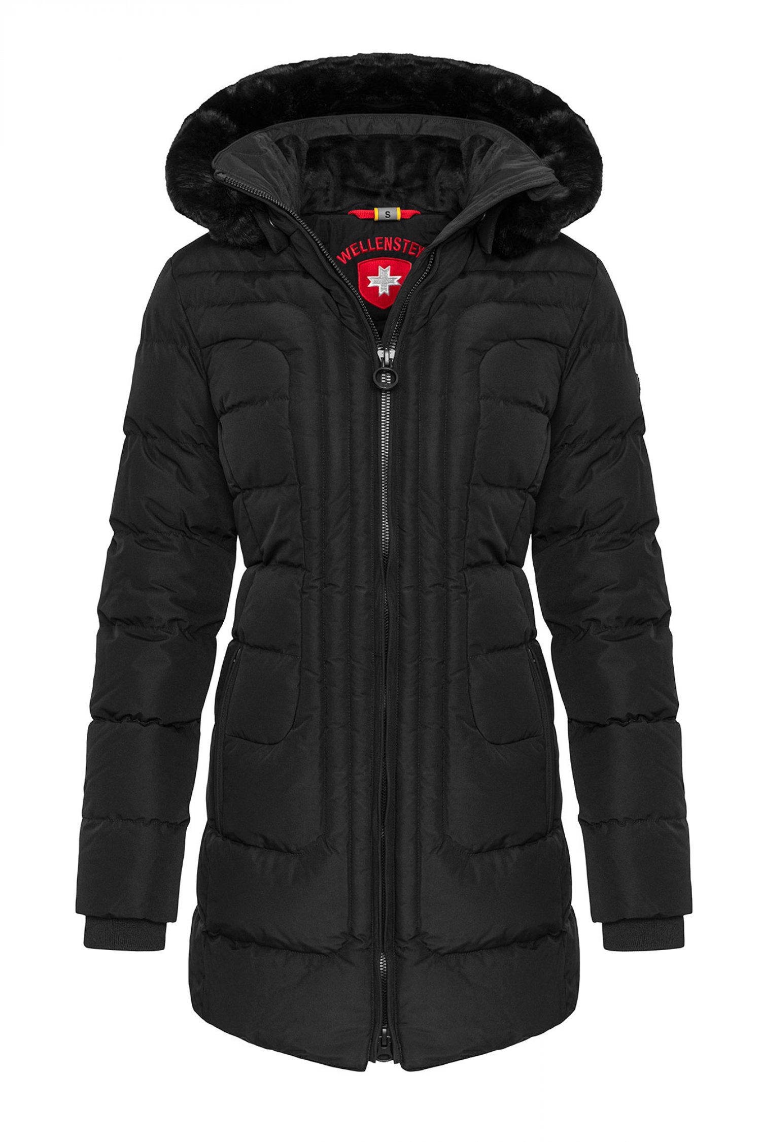 WELLENSTEYN WELLENSTEYN ΓΥΝΑΙΚΕΙΟ ΜΠΟΥΦΑΝ MIDI ΦΟΥΣΚΩΤΟ BELVITESSE ΑΠΟΣΠΩΜΕΝΗ ΚΟΥΚΟΥΛΑ ΜΑΥΡΟ