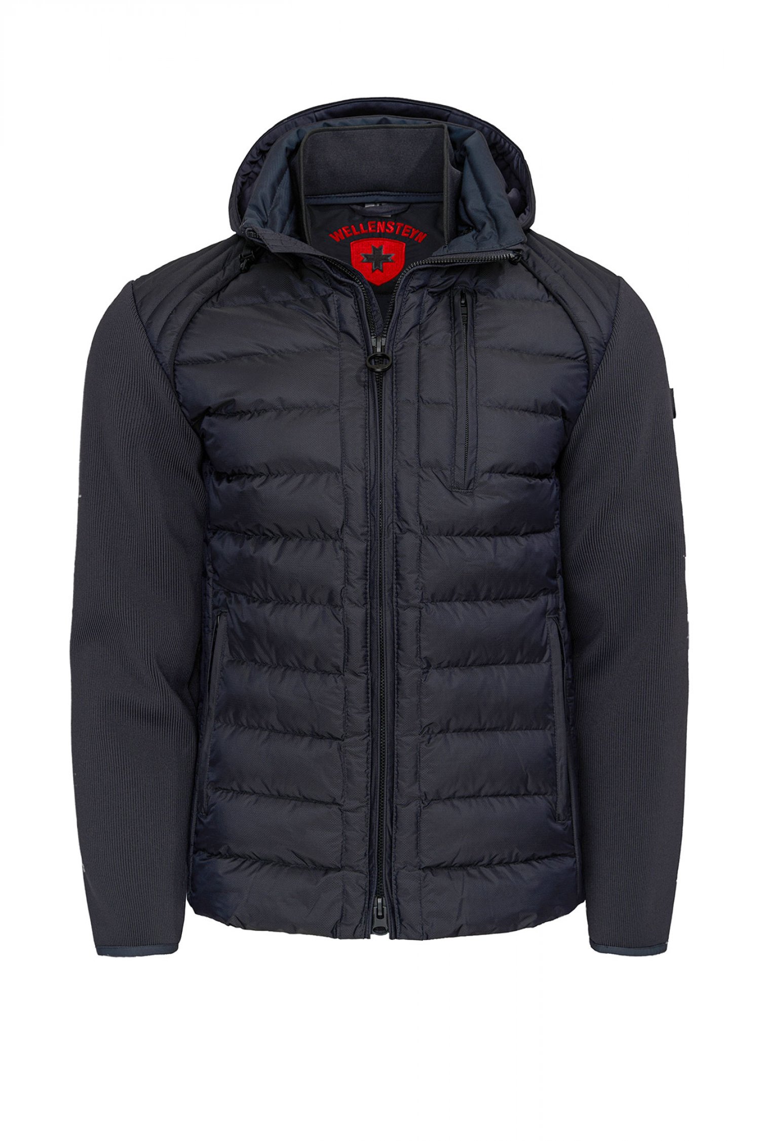 WELLENSTEYN ΑΝΔΡΙΚΟ ΜΠΟΥΦΑΝ PUFFER MOLMCO-667 MDB ΜΑΥΡΟ/ΜΠΛΕ ΑΠΟΣΠΩΜΕΝΗ ΚΟΥΚΟΥΛΑ