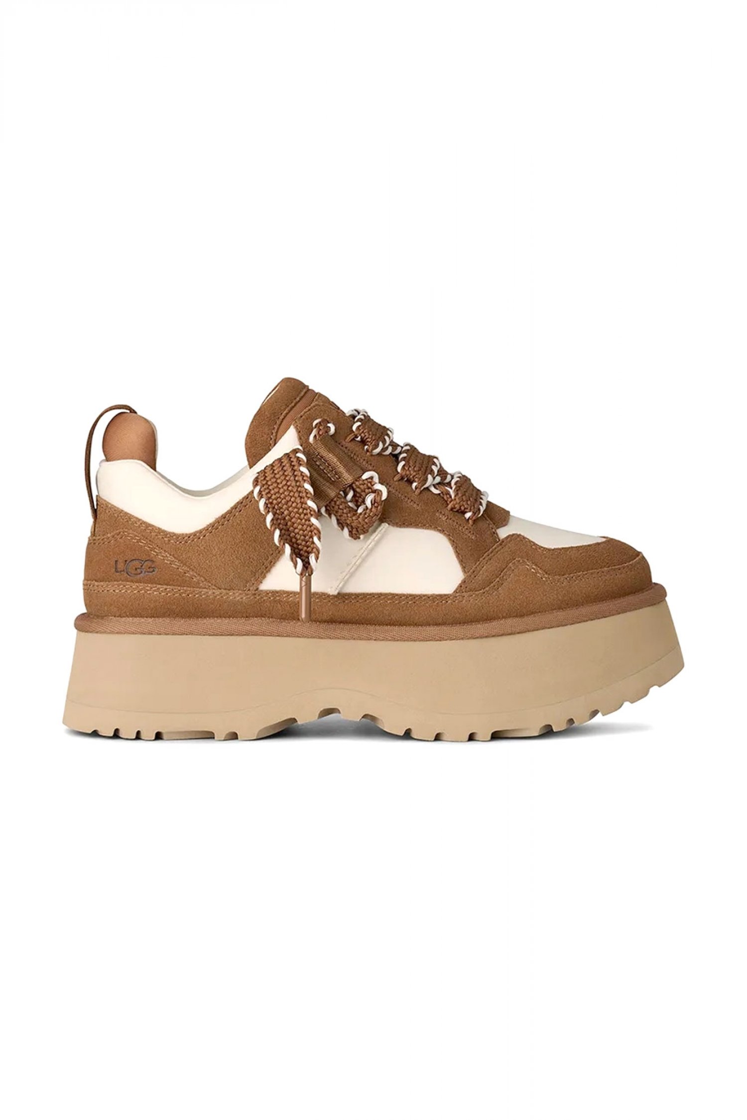 UGG ΠΑΠΟΥΤΣΙΑ SNEAKERS ASTROMEL LOGO ΤΑΜΠΑ/ΜΠΕΖ