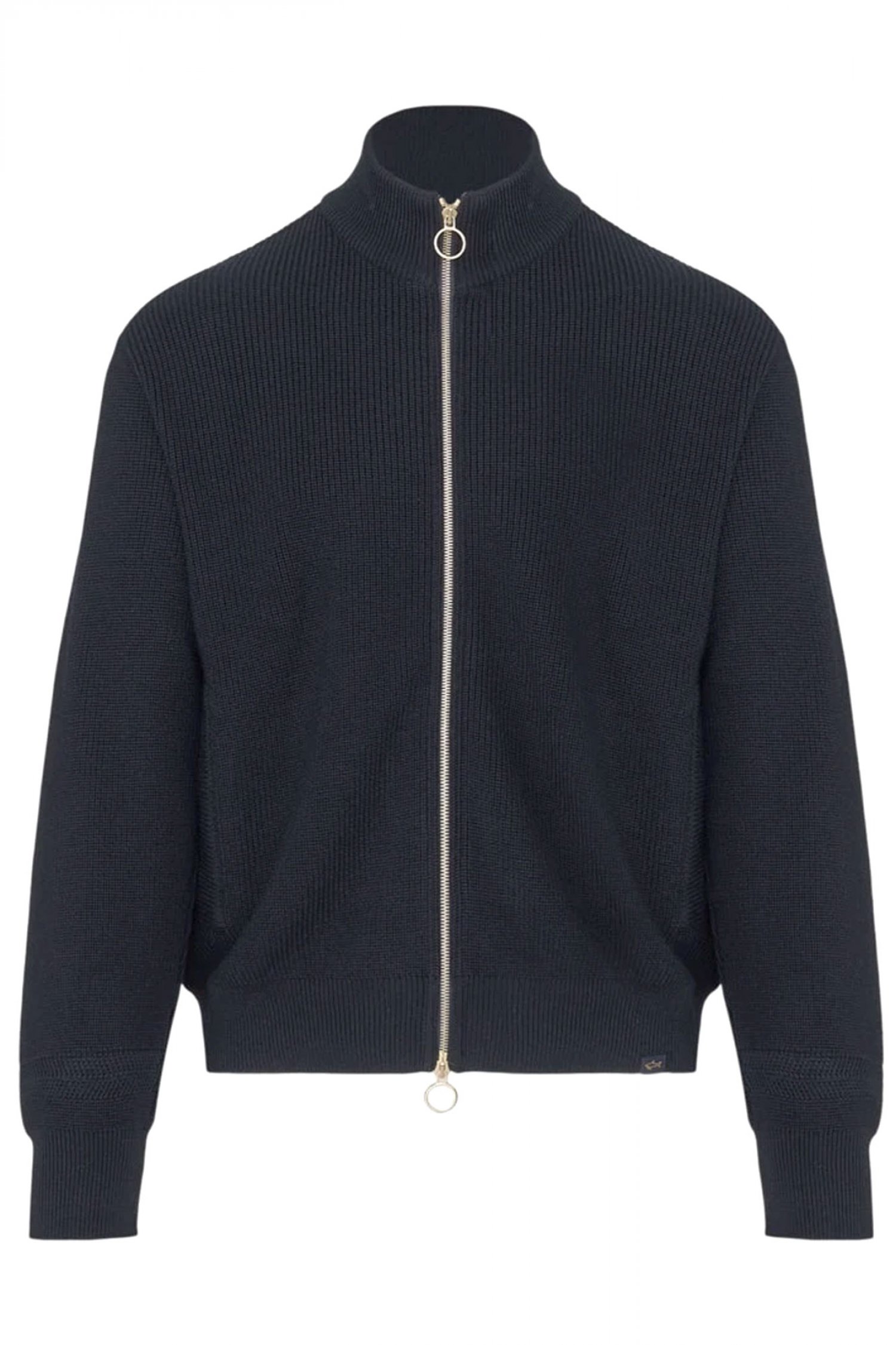 PAUL&SHARK ΠΛΕΚΤΟ FULLZIP LOGO ΜΠΛΕ