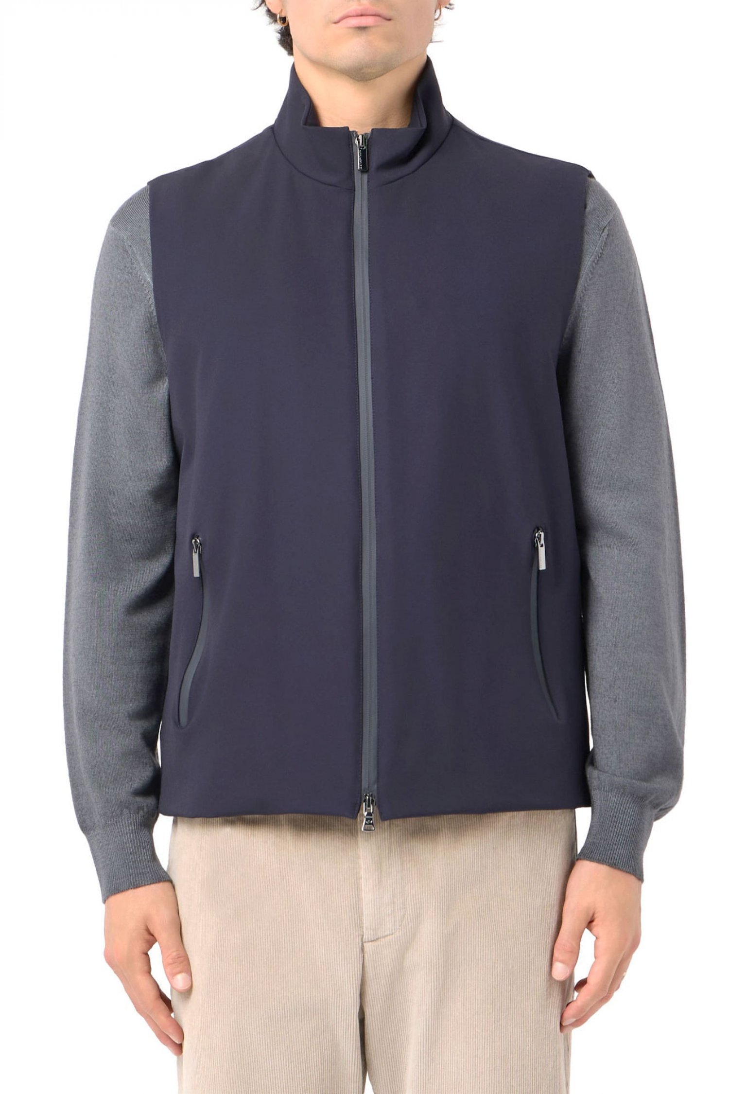 PAUL&SHARK ΜΠΟΥΦΑΝ ΑΜΑΝΙΚΟ DYNAMIC STRETCH ΜΠΛΕ