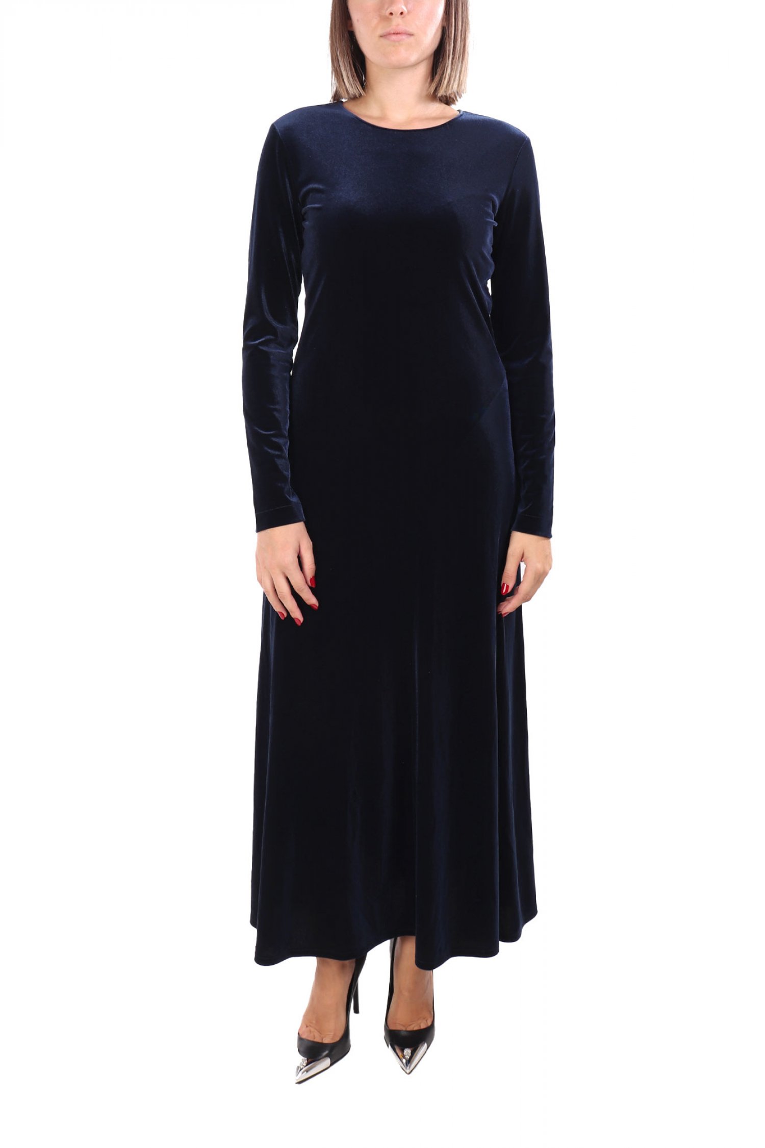 MARELLA ΦΟΡΕΜΑ MAXI RICORSO ΑΝΟΙΓΜΑ ΠΛΑΤΗ ΒΕΛΟΥΤΕ ΜΠΛΕ