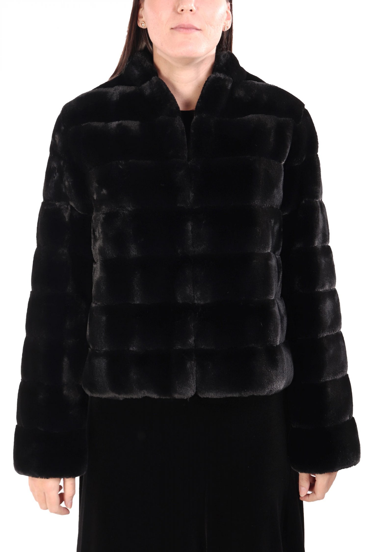 MARELLA EMME ΓΟΥΝΑ CARPAZI REGULAR FIT ΜΑΥΡΟ