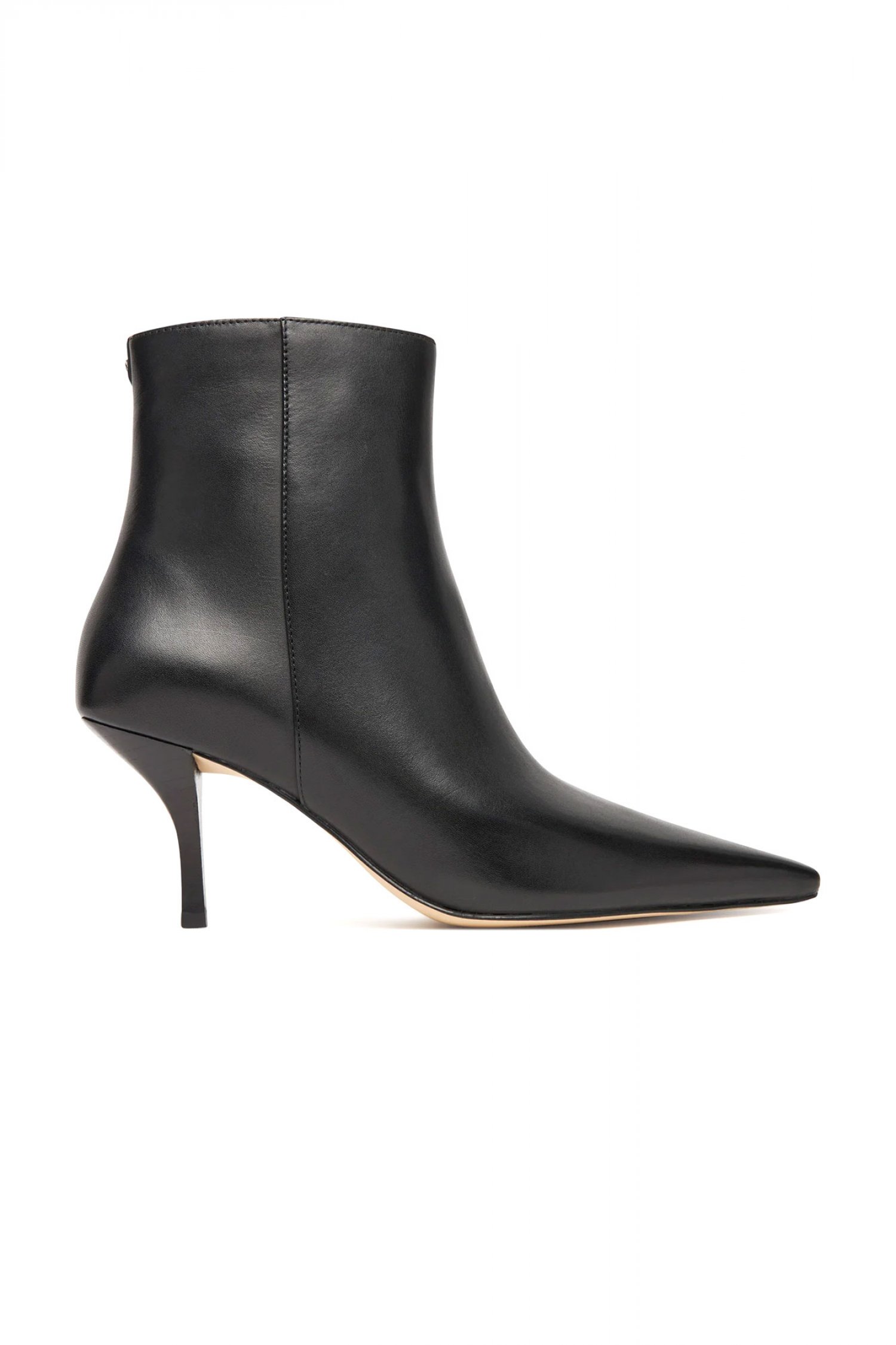 MICHAEL KORS ΠΑΠΟΥΤΣΙΑ ΜΠΟΤΑΚΙΑ SELINA HEELED BOOTIE ΦΕΡΜΟΥΑΡ LOGO ΜΑΥΡΟ