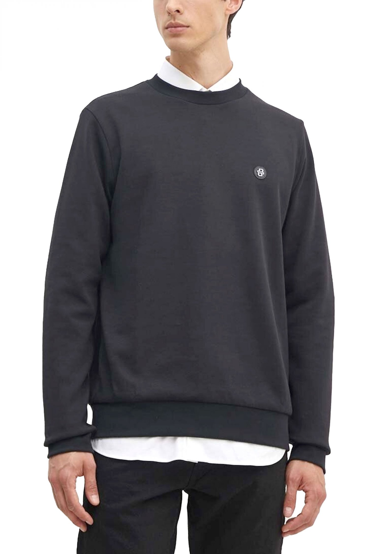 BOSS BOSS ΦΟΥΤΕΡ CREW NECK C-SHARPE 01 ΜΑΥΡΟ