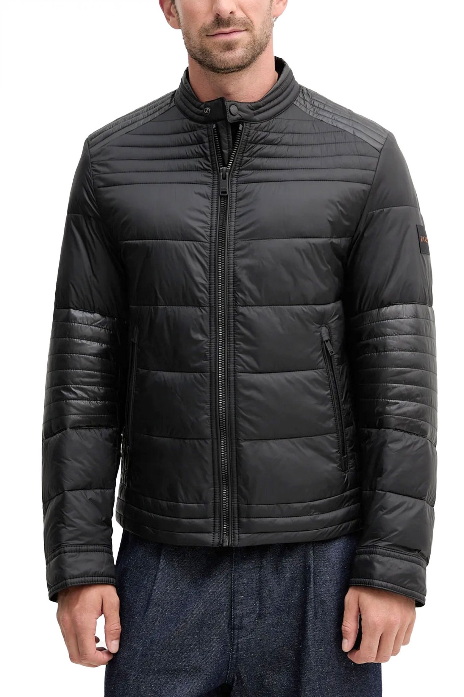 BOSS CASUAL ΜΠΟΥΦΑΝ PUFFER OWAND ΜΑΥΡΟ