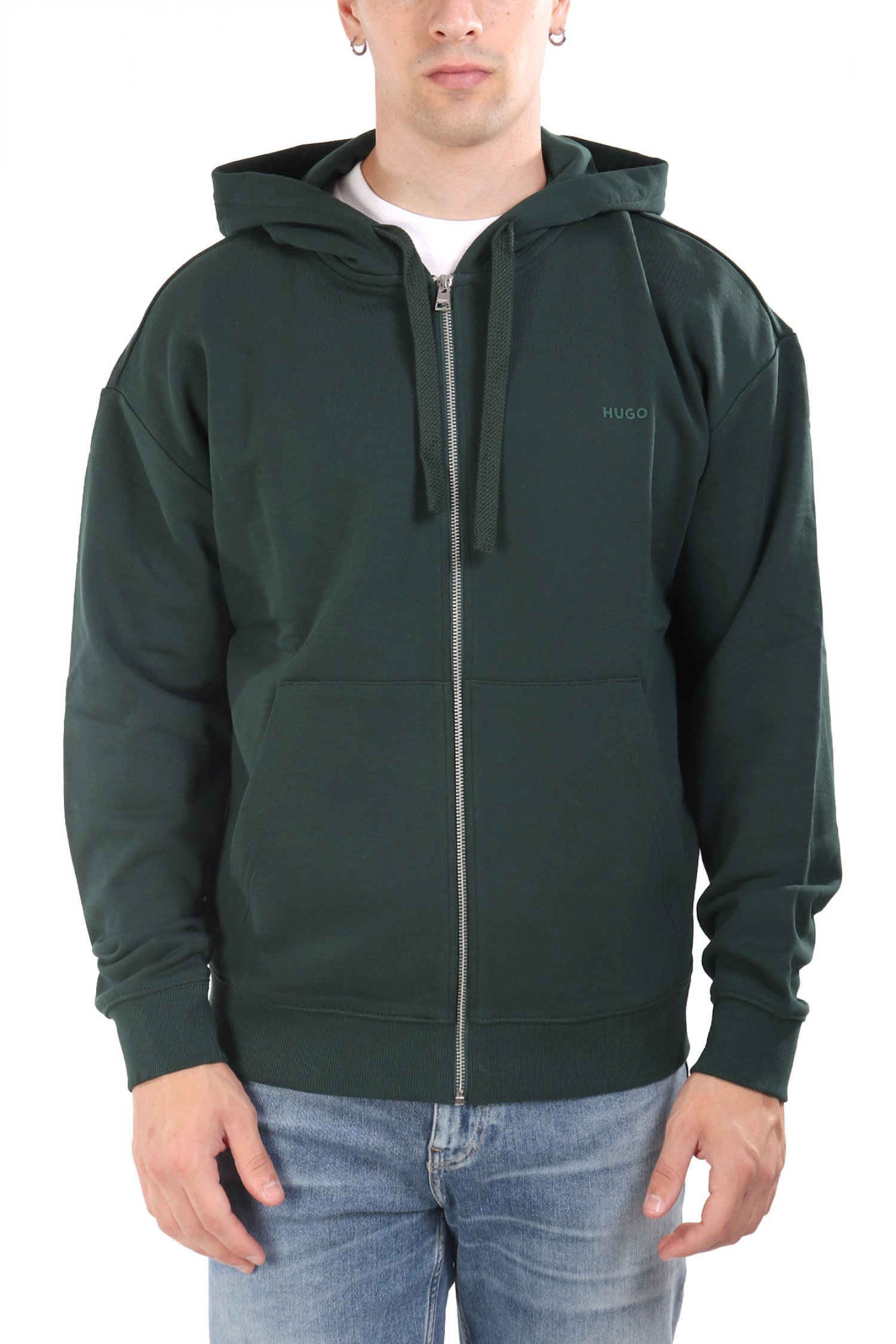 HUGO HUGO ΦΟΥΤΕΡ HOODIE FULLZIP DAPOZIP LOGO ΚΥΠΑΡΙΣΣΙ