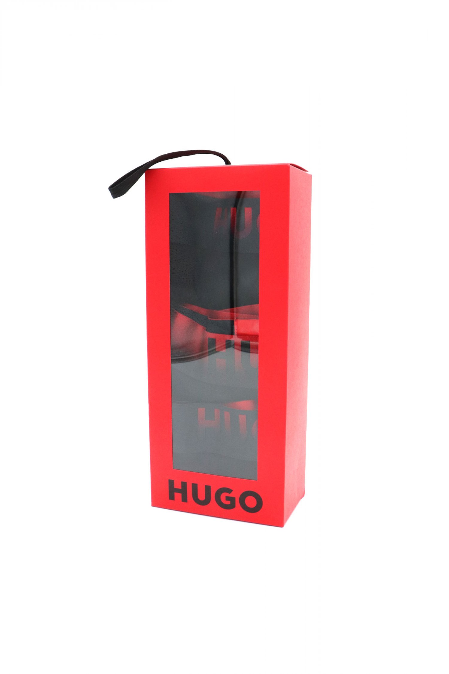 HUGO ΕΣΩΡΟΥΧΑ TRUNK TRIPLET SPRAY LOGO ΜΑΥΡΟ