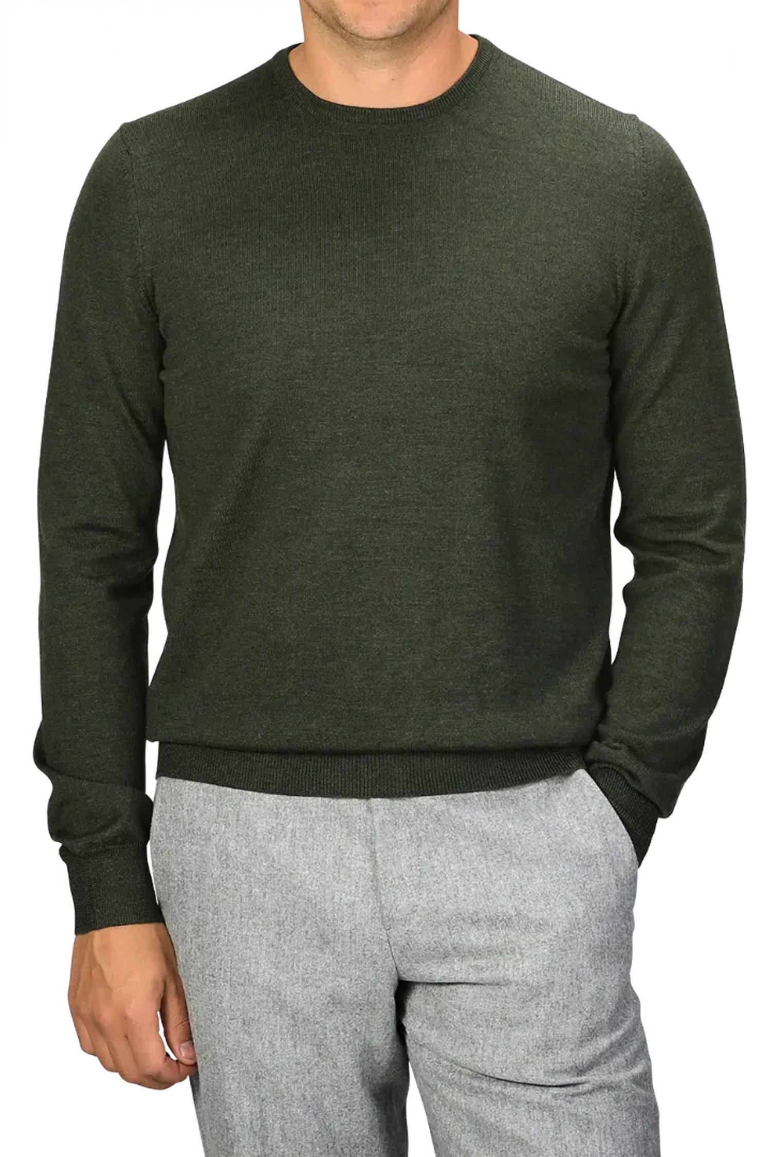 GRAN SASSO ΠΛΕΚΤΟ CREW NECK ΚΥΠΑΡΙΣΙ