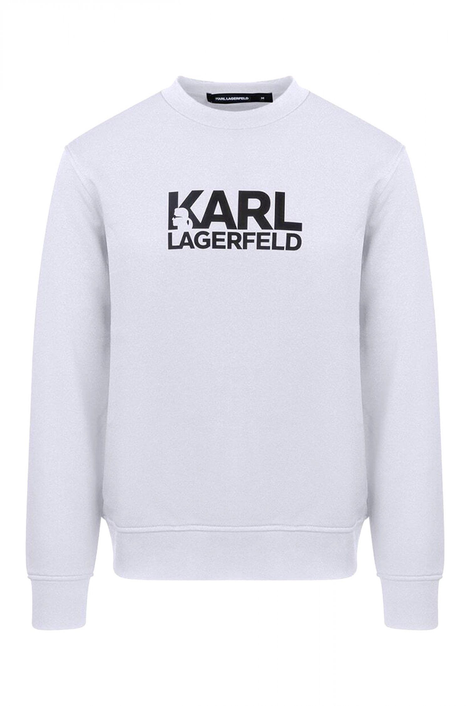 KARL LAGERFELD ΦΟΥΤΕΡ CREW NECK LOGO ΛΕΥΚΟ