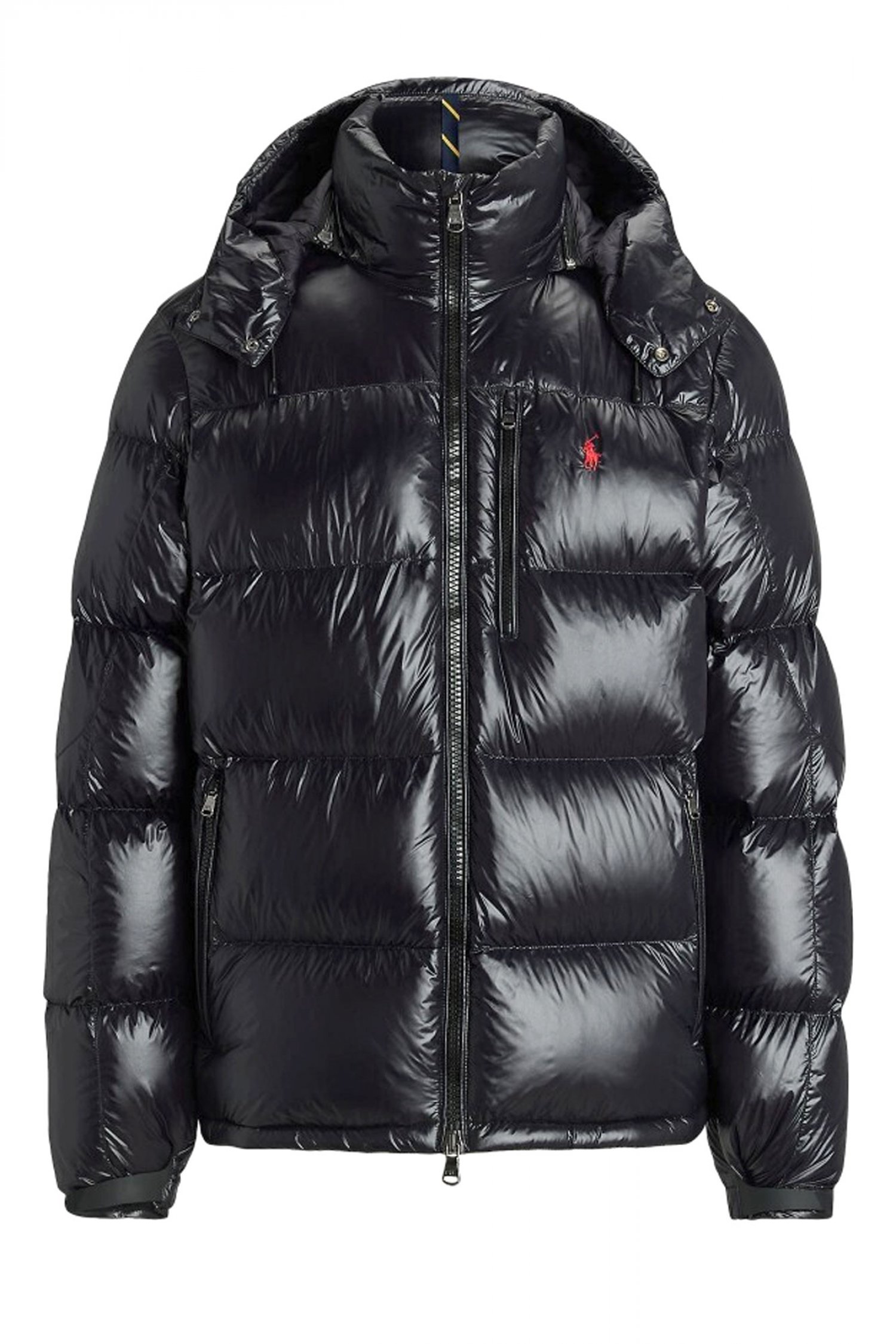 RALPH LAUREN ΜΠΟΥΦΑΝ ΦΟΥΣΚΩΤΟ CLASSIC LOGO ΜΑΥΡΟ