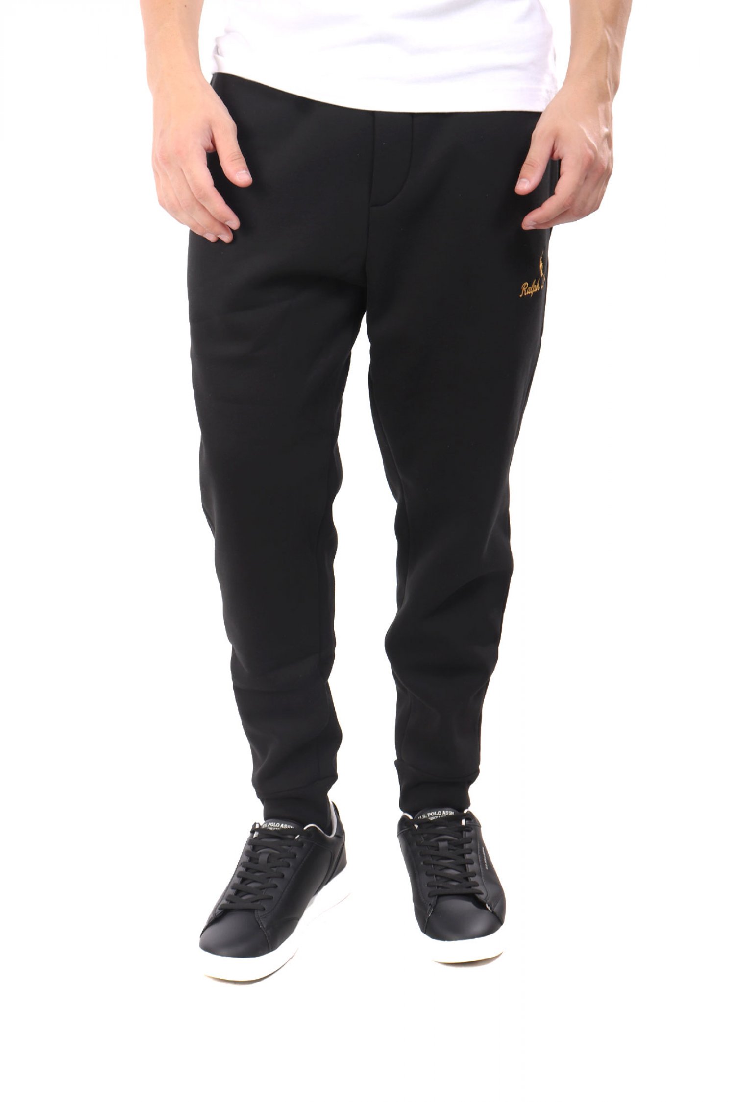 RALPH LAUREN ΠΑΝΤΕΛΟΝΙ ΦΟΡΜΑ LOGO ΜΑΥΡΟ