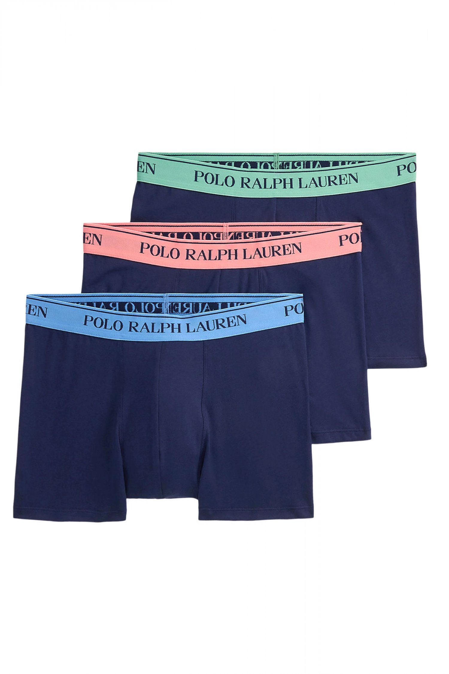 RALPH LAUREN UNDERWEAR ΕΣΩΡΟΥΧΟ ΣΕΤ 3PACK STRETCH COTTON CLASSIC TRUNKS ΜΠΛΕ