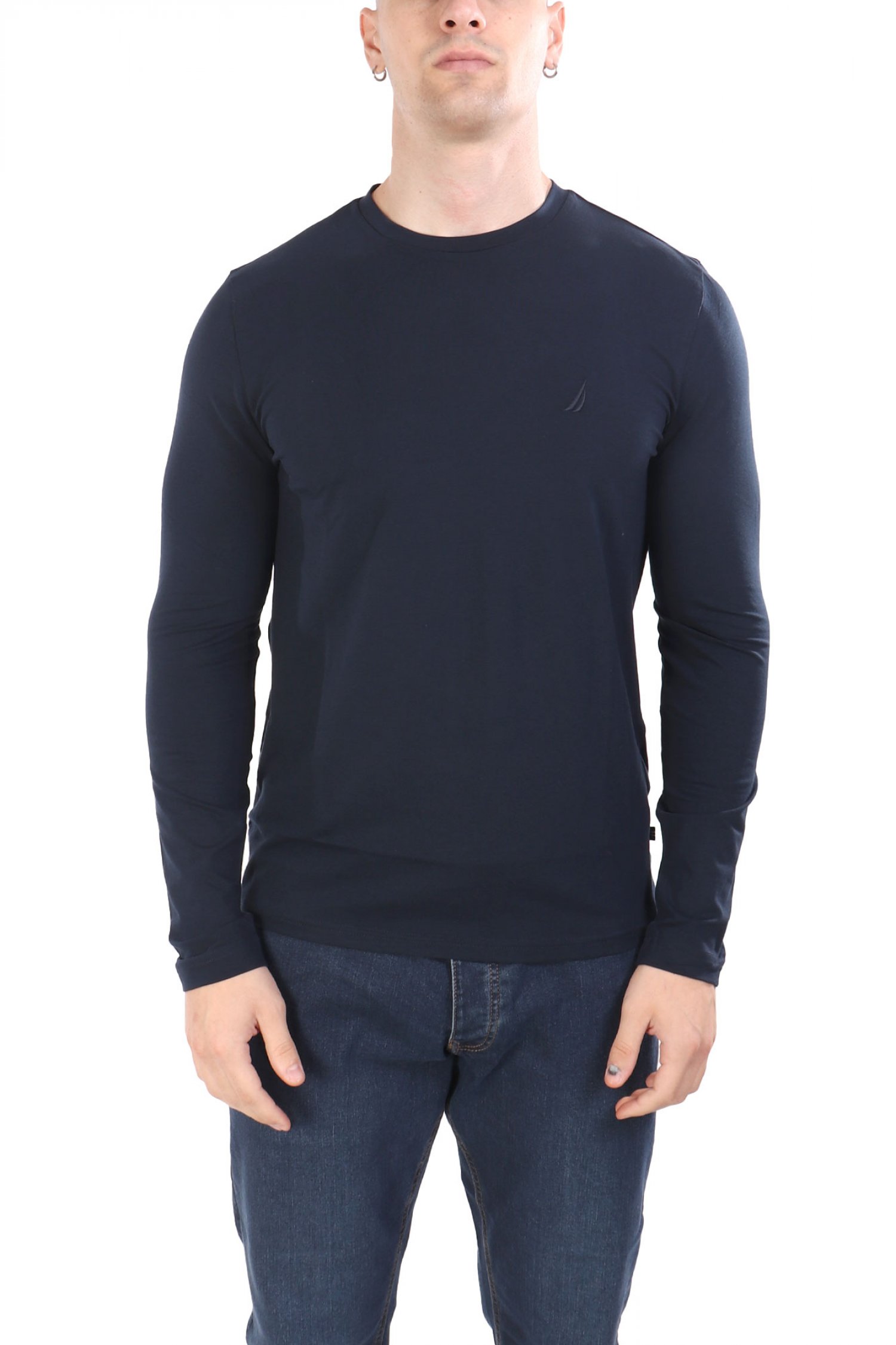 NAUTICA T-SHIRT LOGO ΜΠΛΕ