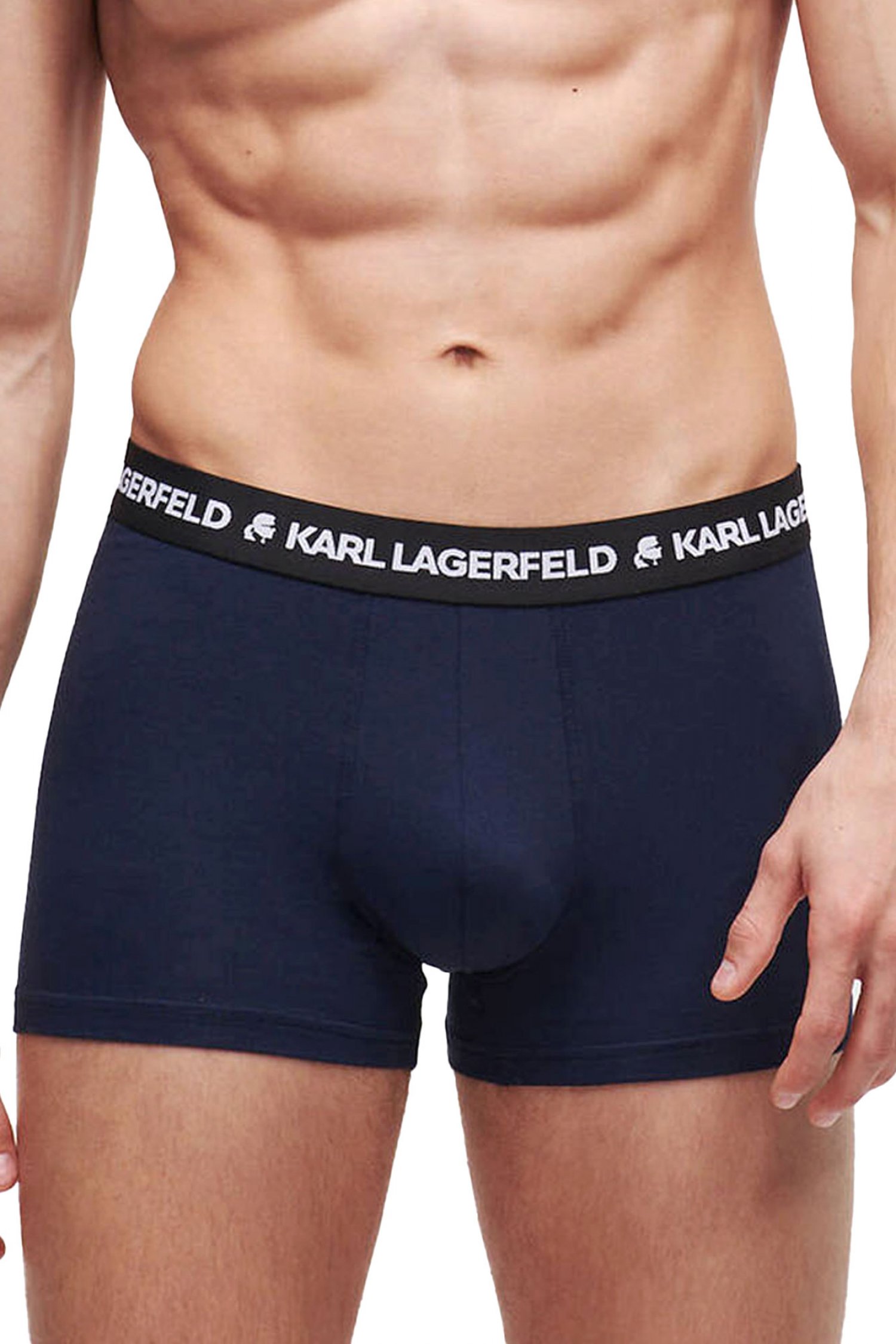 KARL LAGERFELD ΕΣΩΡΟΥΧΑ 3PACK TRUNK LOGO ΜΠΛΕ