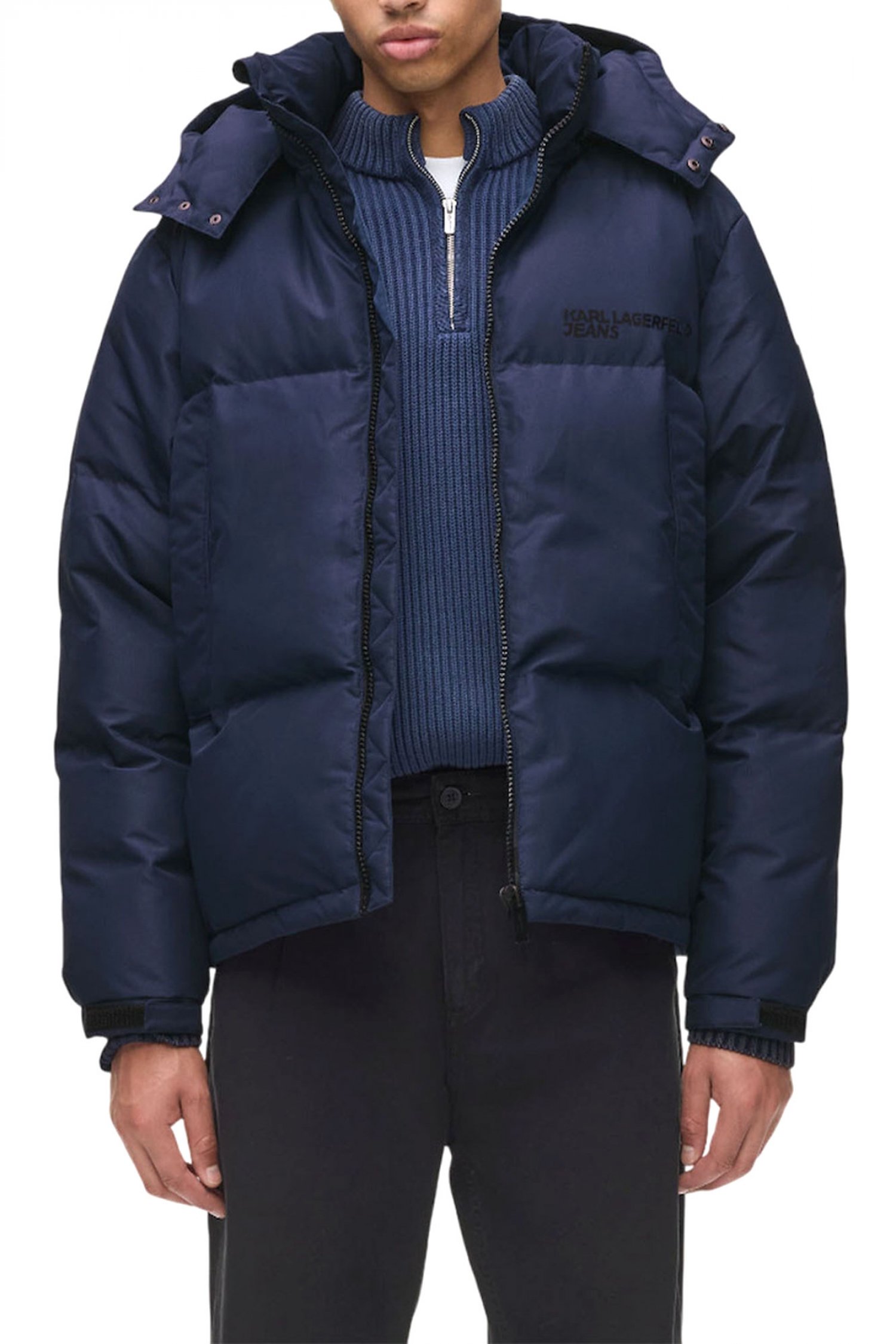 KARL LAGERFELD JEANS ΜΠΟΥΦΑΝ PUFFER ΜΠΛΕ