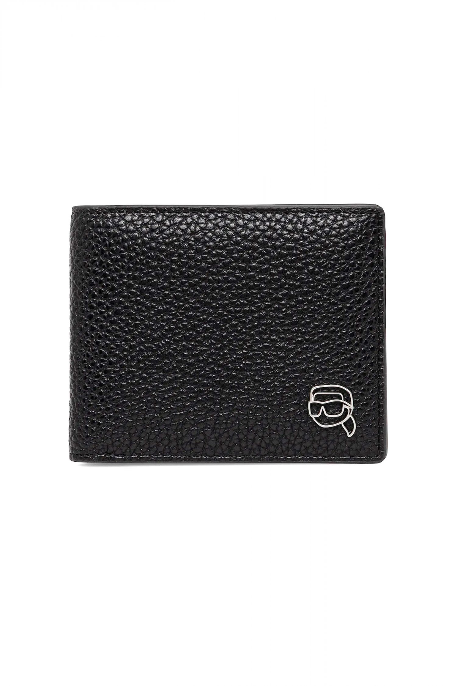 KARL LAGERFELD ΠΟΡΤΟΦΟΛΙ K/IKON OUTLINE ΜΑΥΡΟ