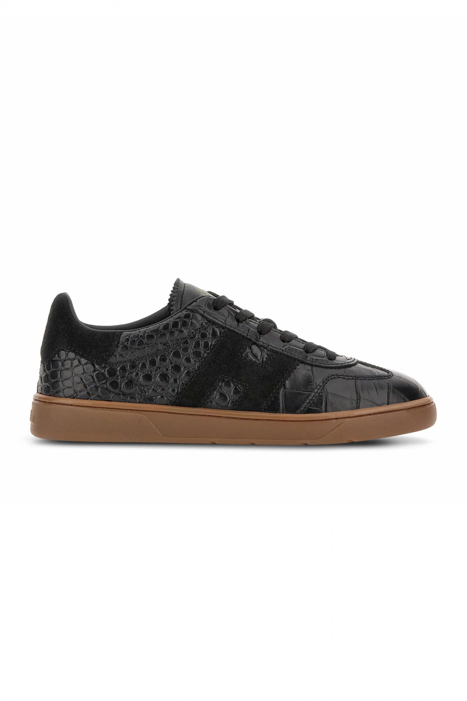 HOGAN ΠΑΠΟΥΤΣΙΑ SNEAKERS COOL ALLACCIATO H CROCCO ΜΑΥΡΟ