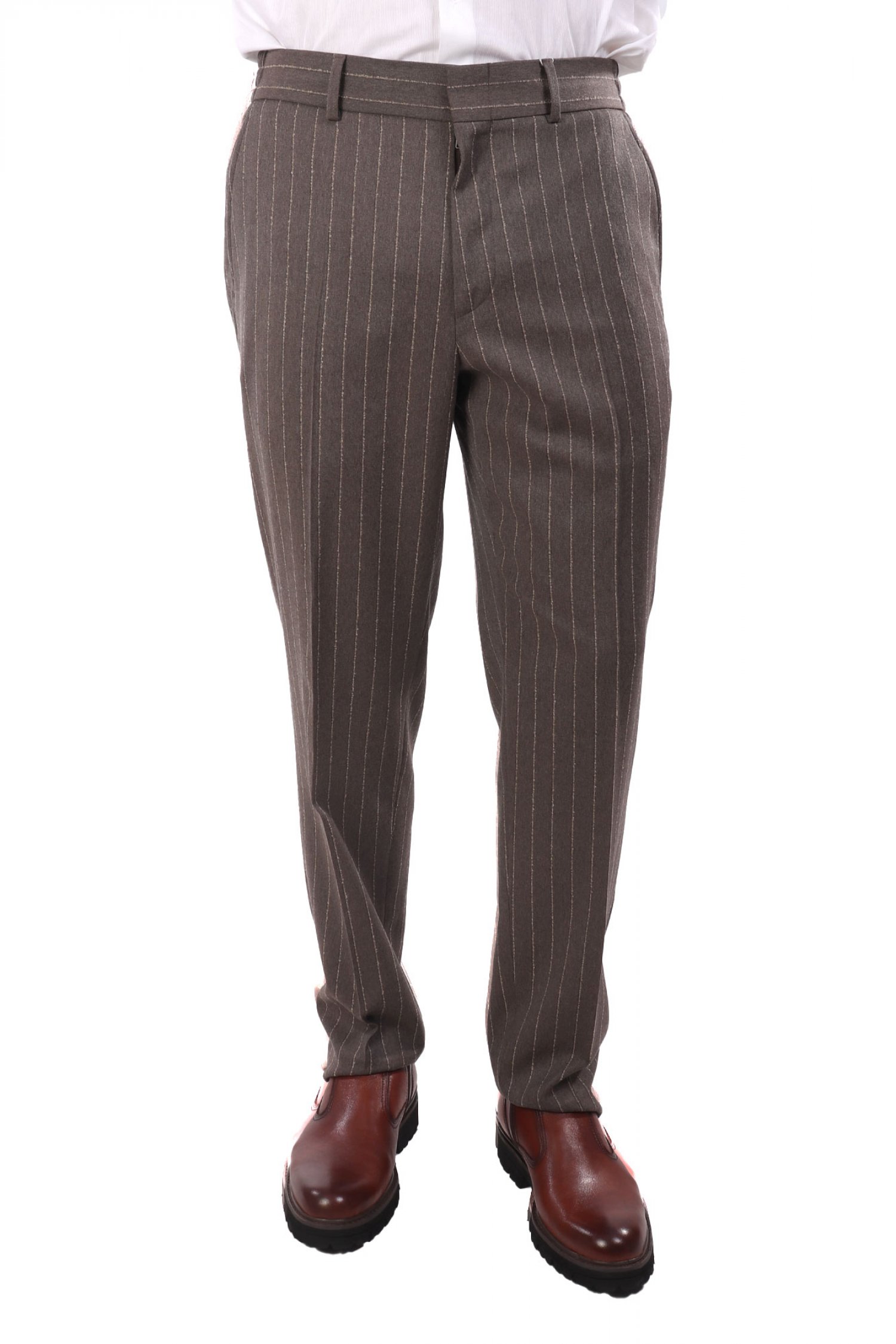 MICHAEL KORS ΠΑΝΤΕΛΟΝΙ CHINO BLAZER ΡΙΓΕ BOUCLE TRAVEL ΓΚΡΙ