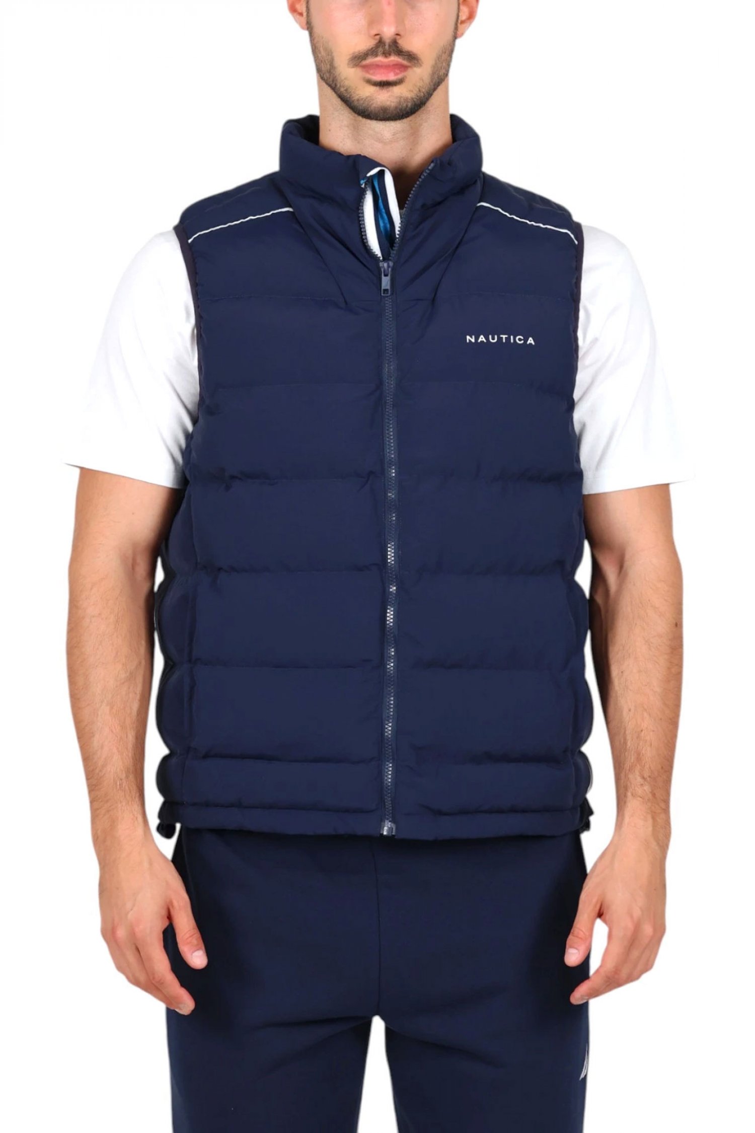 NAUTICA ΜΠΟΥΦΑΝ ΑΜΑΝΙΚΟ TEVAR LOGO ΜΠΛΕ