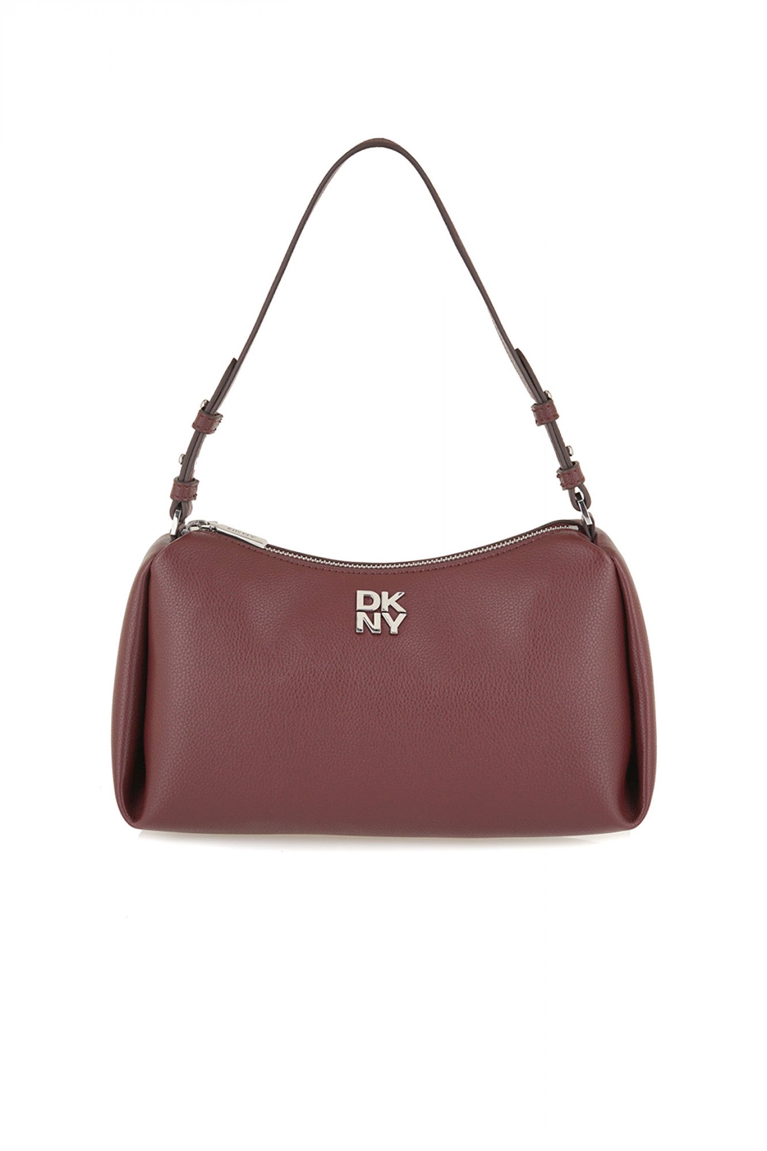 DKNY ΤΣΑΝΤΑ ΩΜΟΥ REMY LOGO ΜΠΟΡΝΤΟ