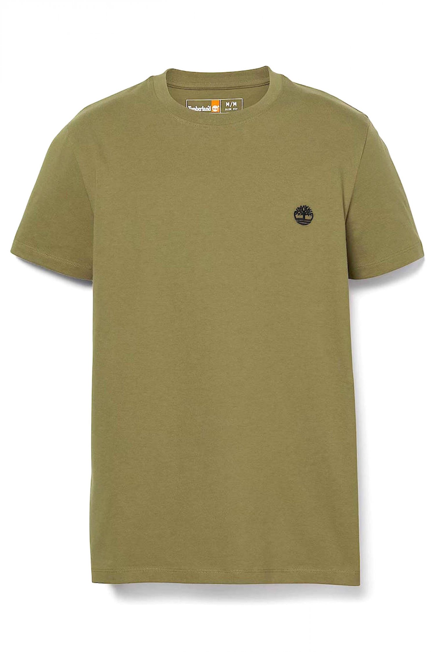 TIMBERLAND T-SHIRT SLIM FIT LOGO ΧΑΚΙ