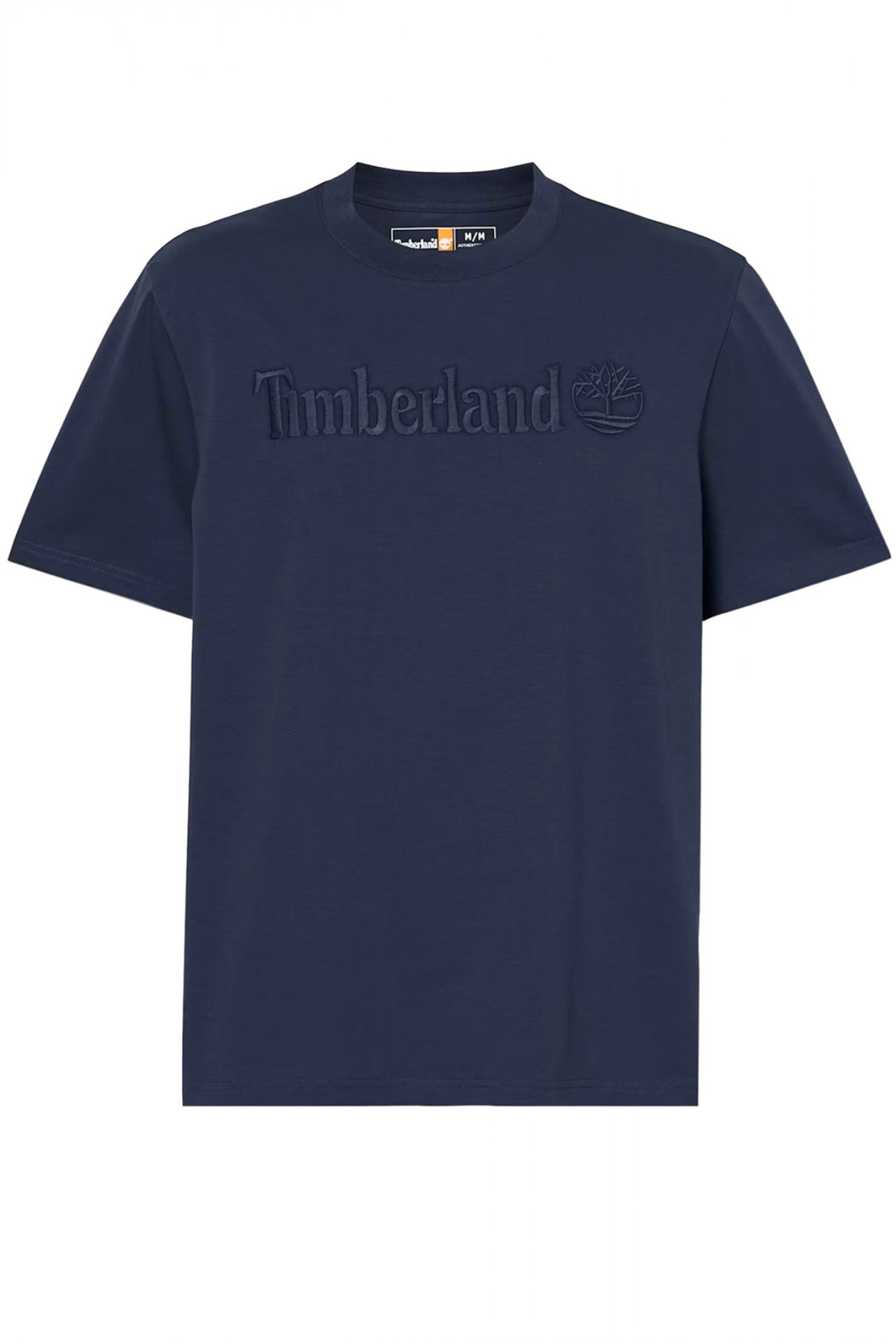 TIMBERLAND T-SHIRT AUTHENTIC FIT LOGO ΜΠΛΕ