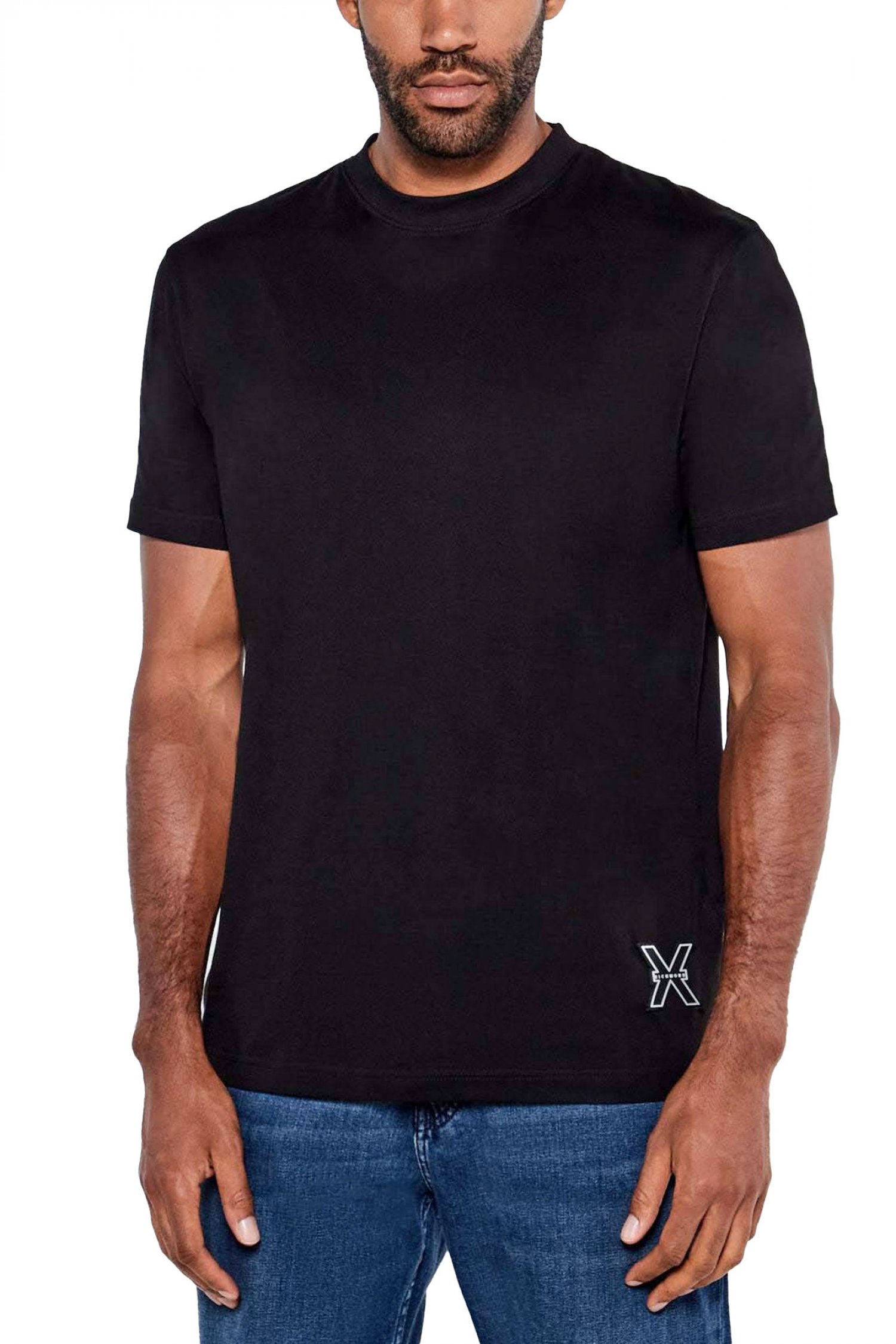 RICHMOND X T-SHIRT GOLLID LOGO ΜΑΥΡΟ