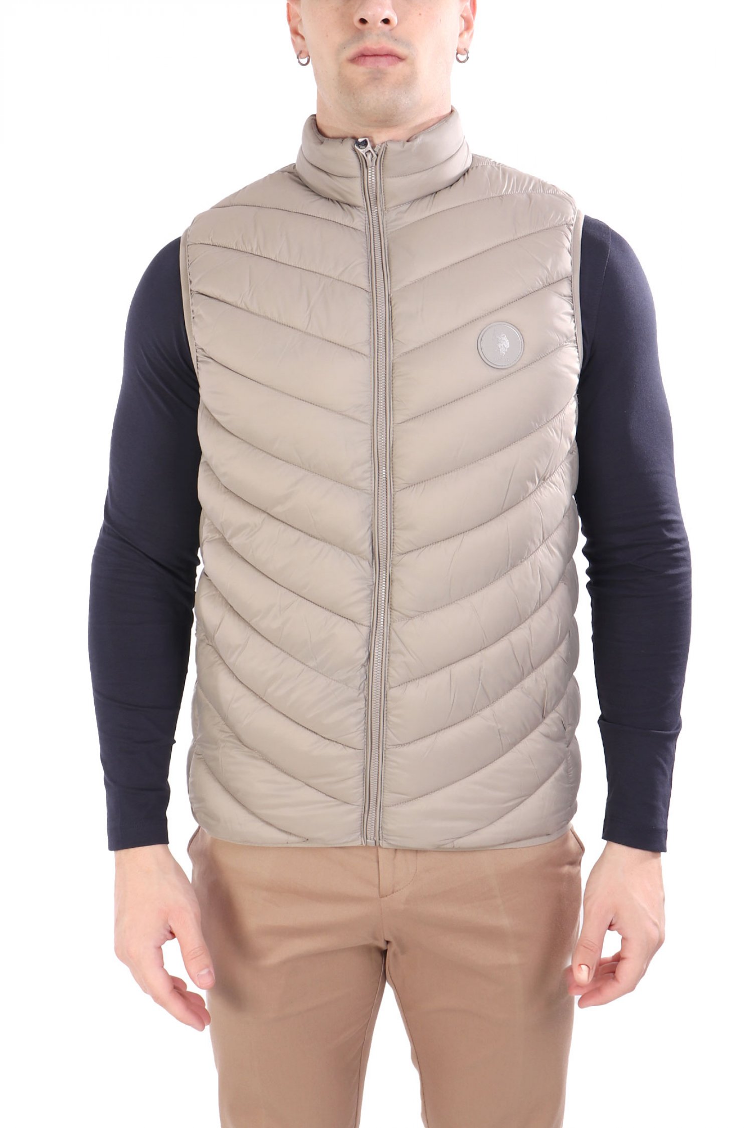 U.S.POLO ASSN ΜΠΟΥΦΑΝ PUFFER RODN ΓΚΡΙ