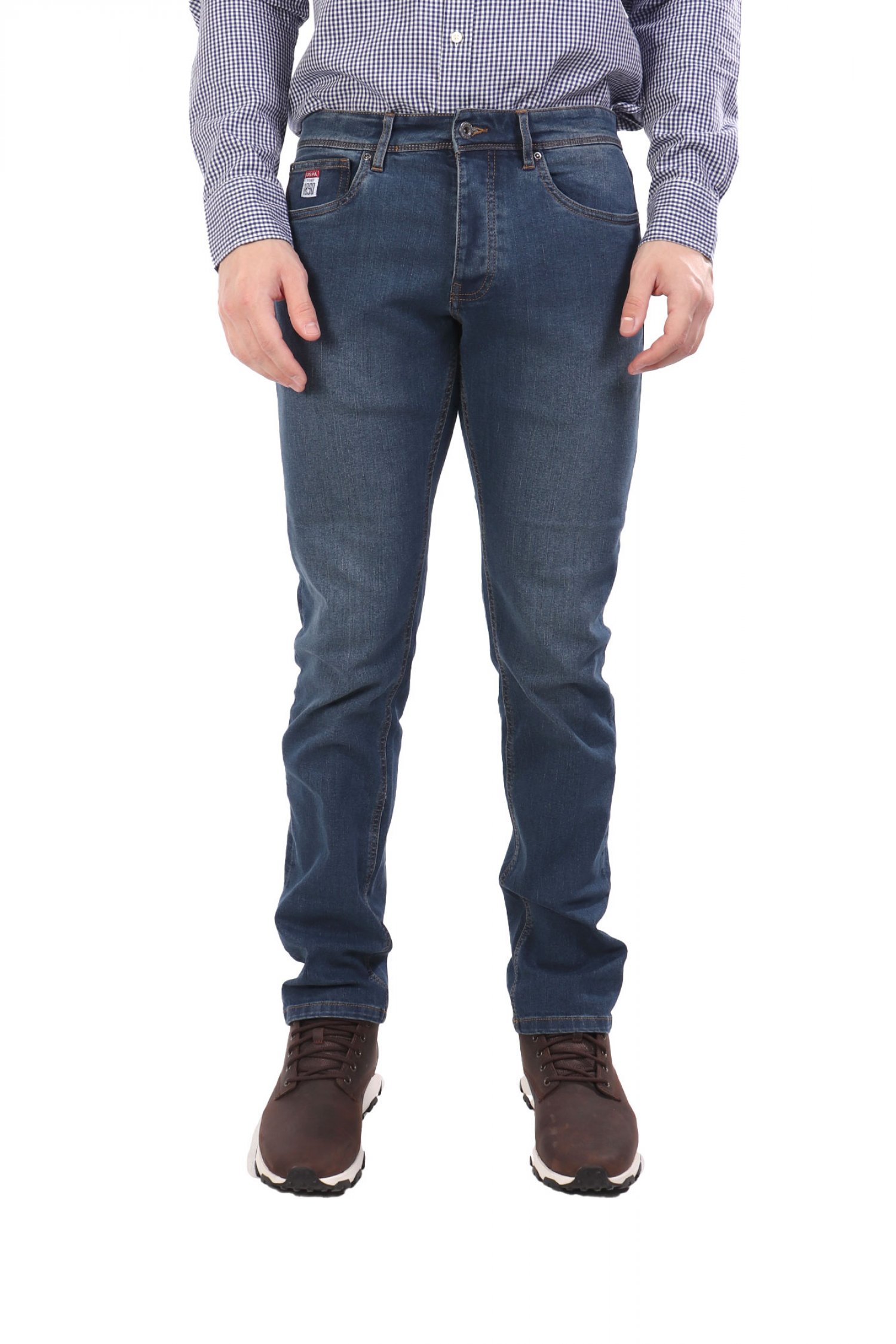 U.S.POLO ASSN ΠΑΝΤΕΛΟΝΙ JEANS REGULAR FIT ROMA ΜΠΛΕ