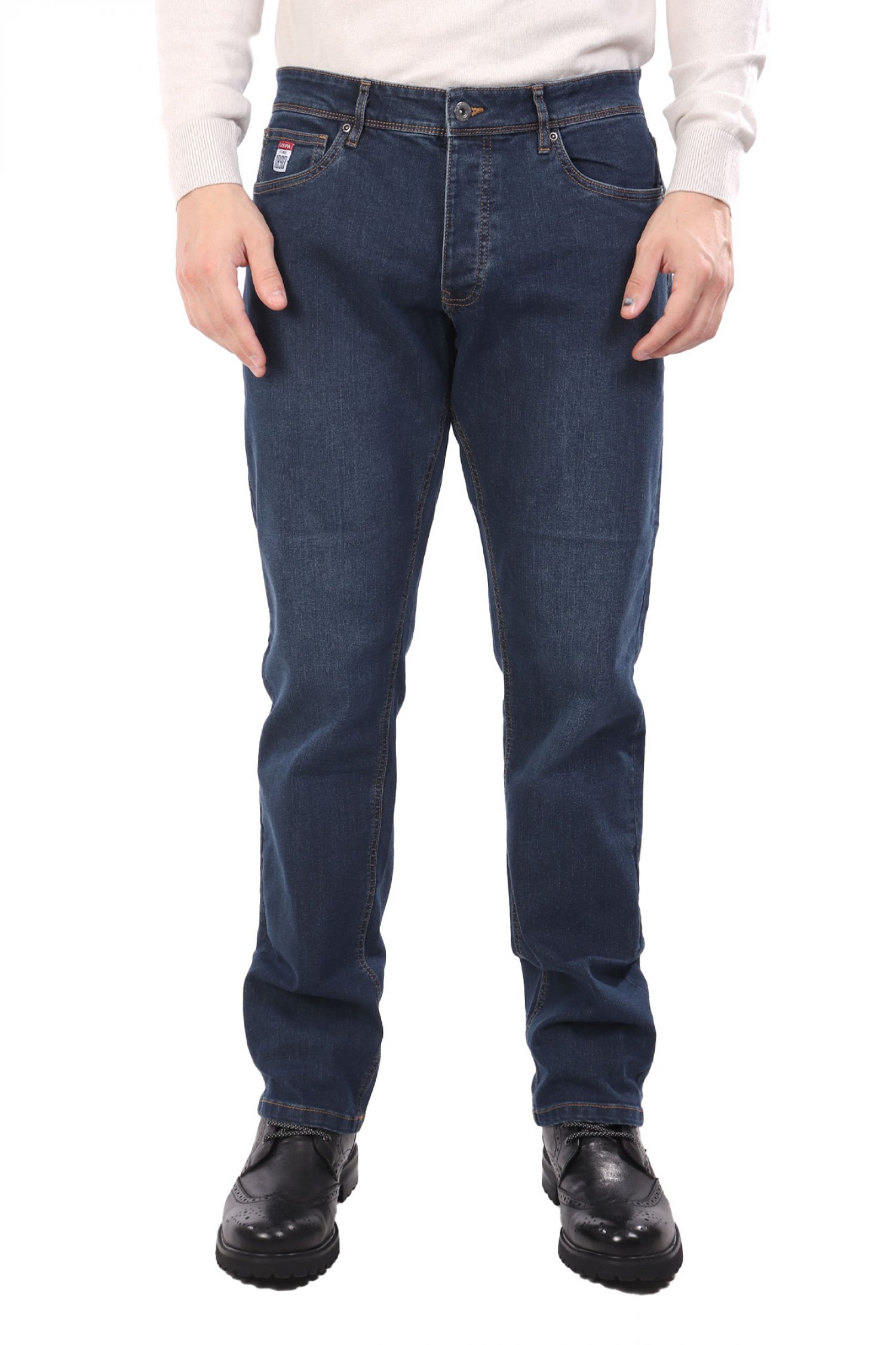 U.S.POLO ASSN ΠΑΝΤΕΛΟΝΙ JEANS REGULAR FIT ROMA ΜΠΛΕ