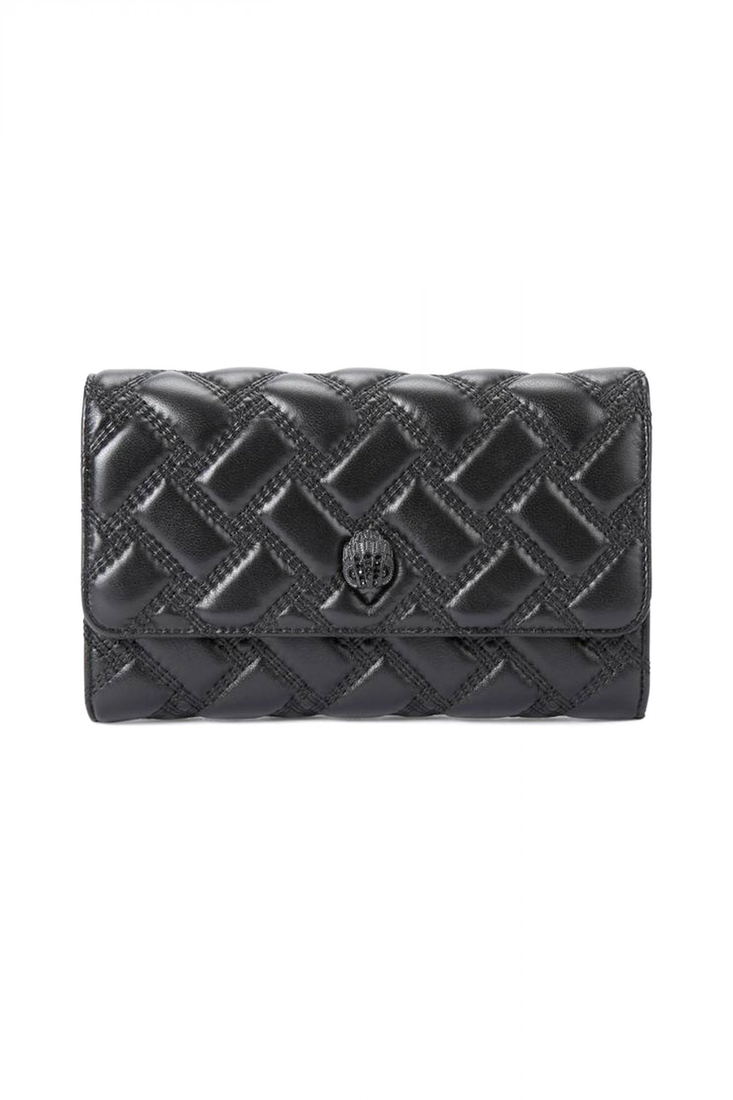KURT GEIGER ΤΣΑΝΤΑKI CROSSBODY/ΩΜΟΥ KENSINGTON CHAIN WALLET D KAΠΙΤΟΝΕ AΛΥΣΙΔΑ LOGO MAYΡΟ
