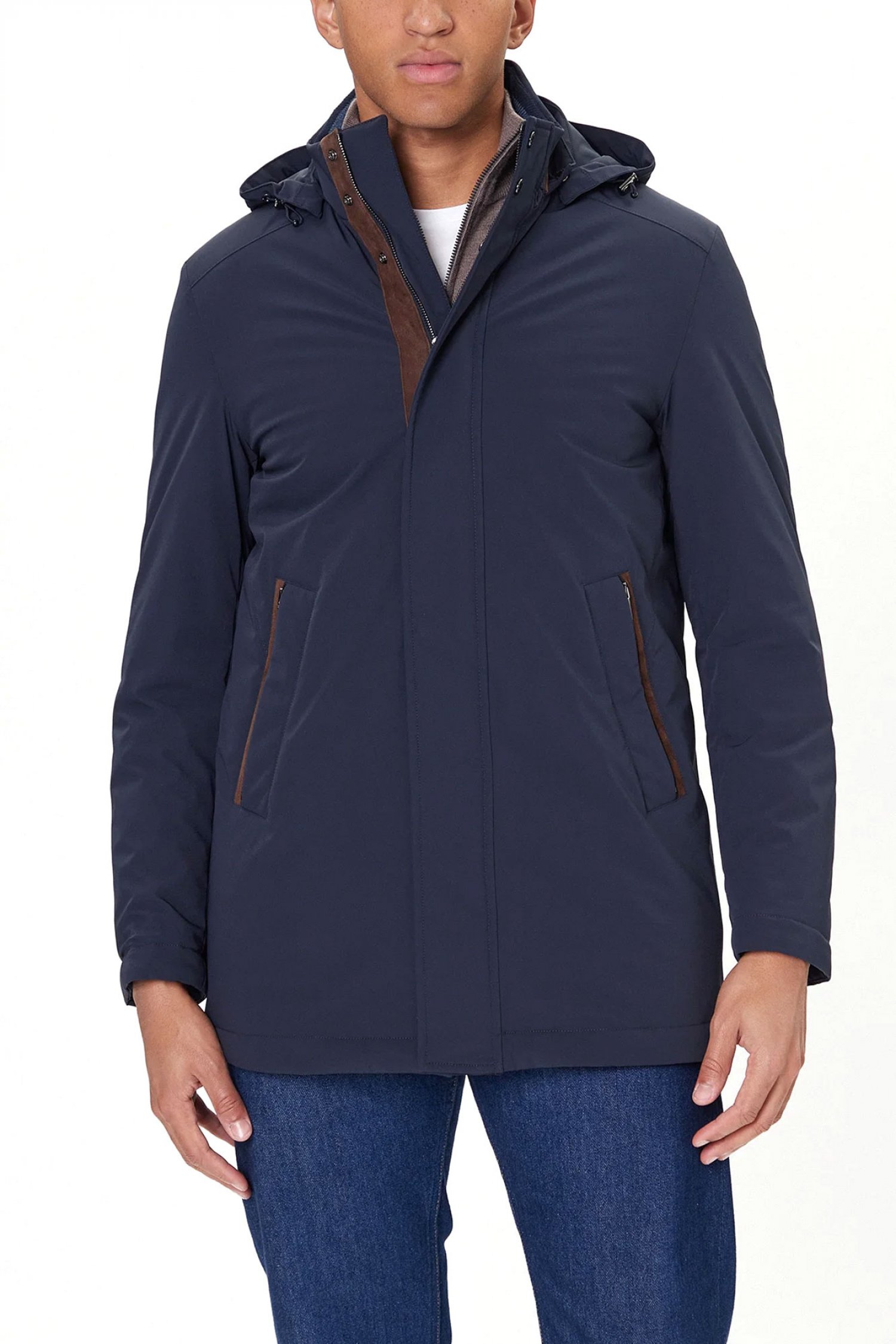 PAUL&SHARK ΜΠΟΥΦΑΝ JACKET ΑΠΟΣΠΩΜΕΝΗ ΚΟΥΚΟΥΛΑ TYPHOON RE-4X4 STRETCH ΜΠΛΕ