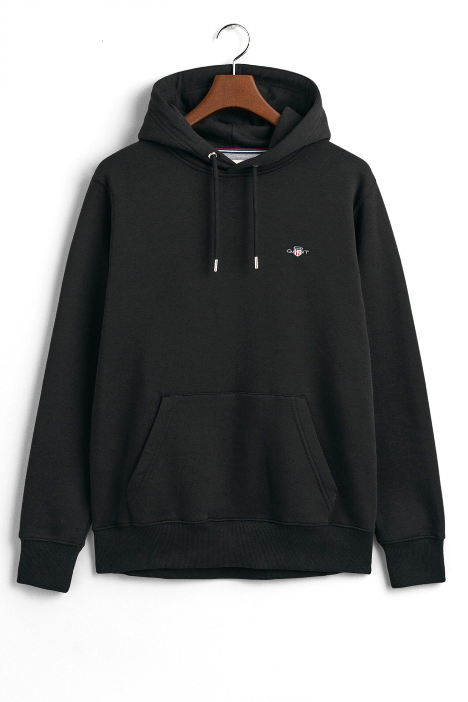 GANT ΦΟΥΤΕΡ REG SHIELD HOODIE ΜΑΥΡΟ