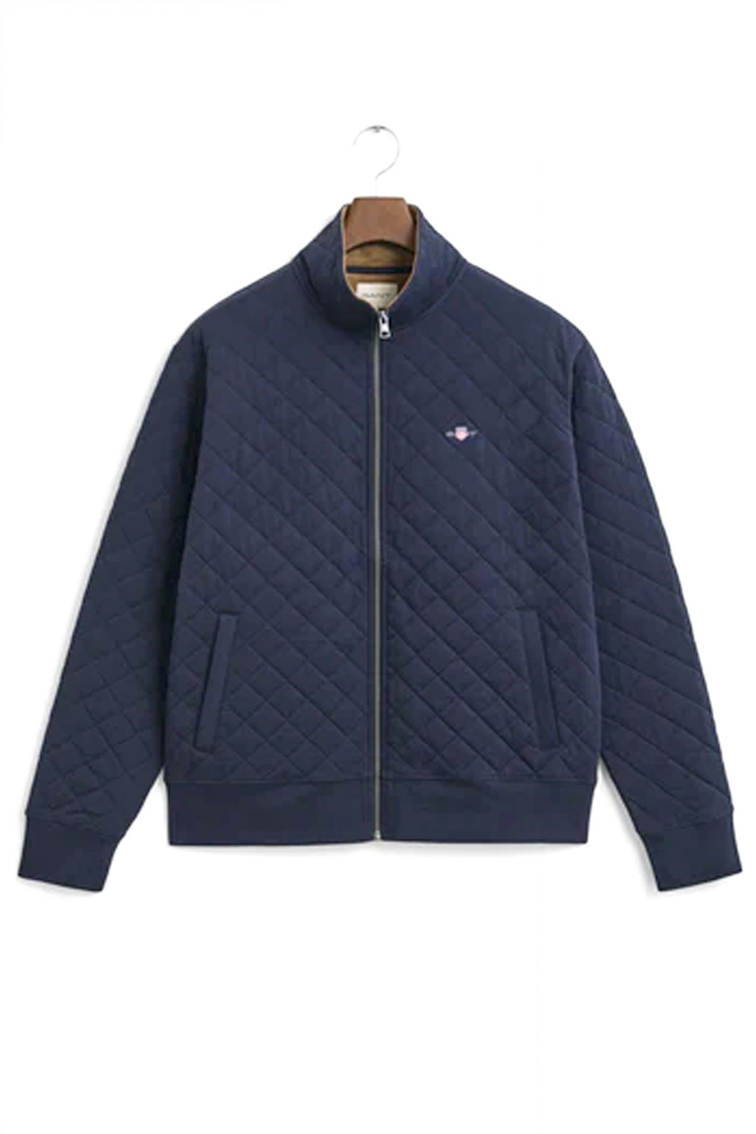 GANT ΦΟΥΤΕΡ FULLZIP QUILTED CORD COLLAR ΜΠΛΕ