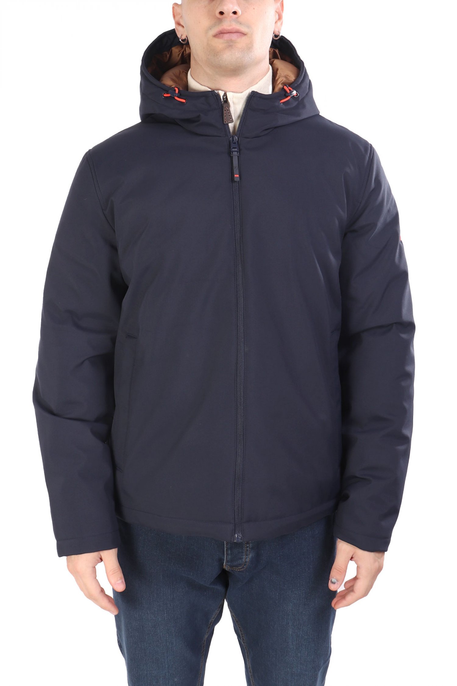 NAUTICA PERFORMANCE ΜΠΟΥΦΑΝ JACKET HOODIE ΜΠΛΕ