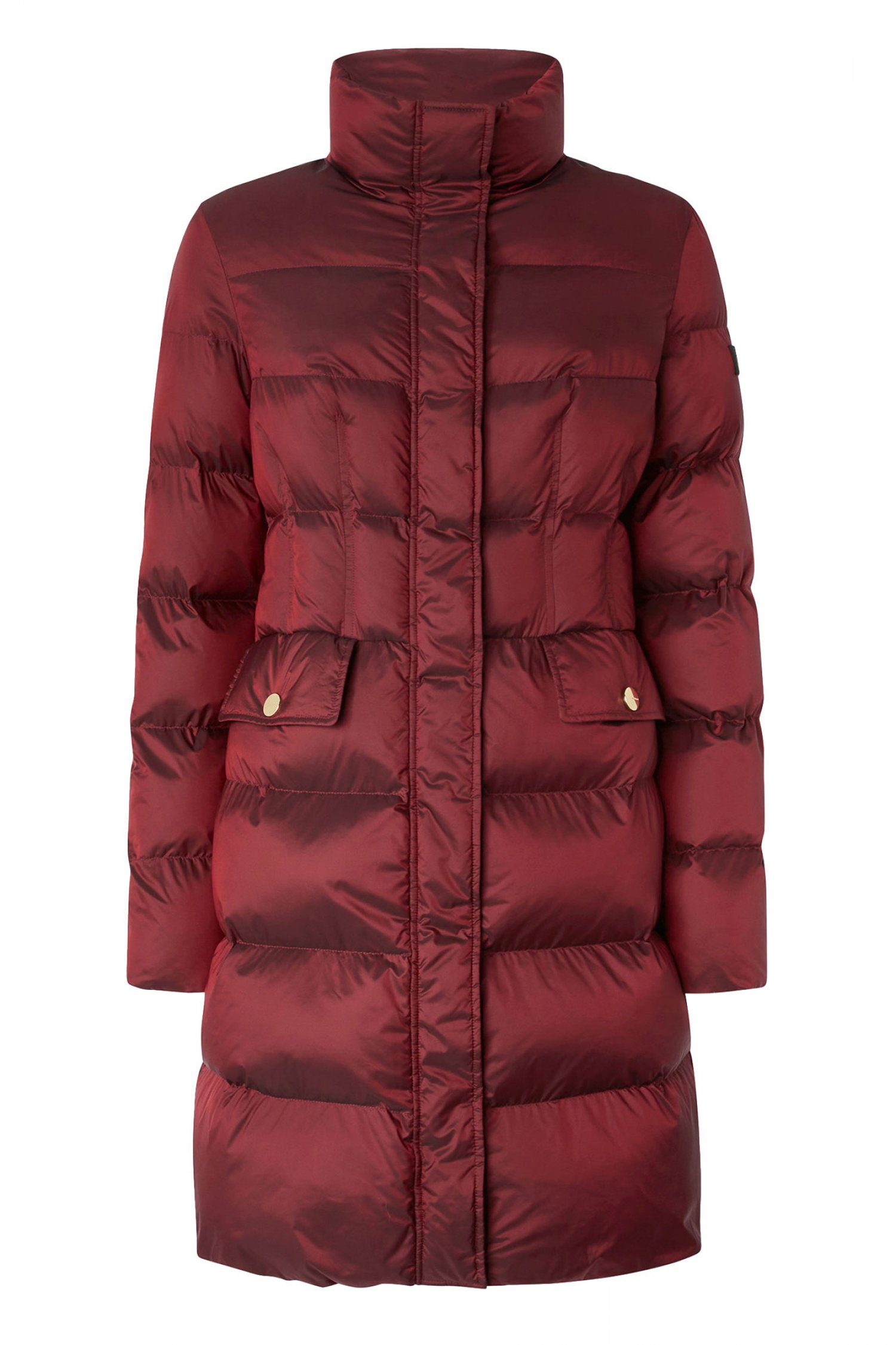 PINKO ΜΠΟΥΦΑΝ USOA QUILTED JACKET ΜΑΚΡΥ ΑΠΌ ΠΟΥΠΟΥΛΑ ΜΠΟΡΝΤΩ