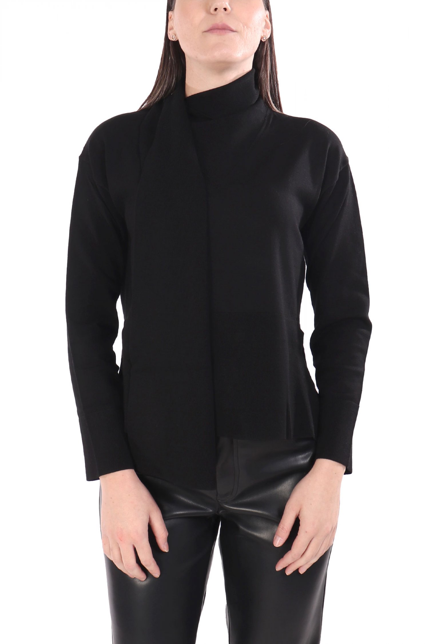 MARELLA EMME ΠΛΕΚΤΟ ΛΟΥΠΕΤΟ -ΚΑΣΚΩΛ BAMBOLA ΜΑΥΡΟ