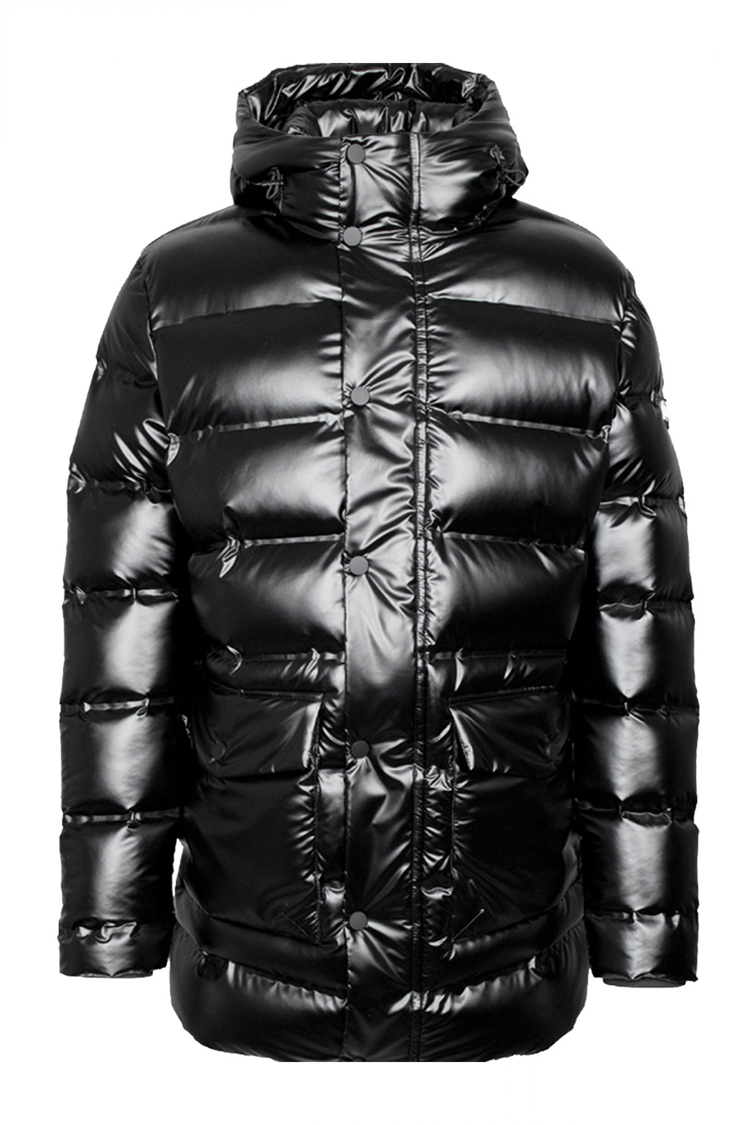 KARL LAGERFELD ΜΠΟΥΦΑΝ HOODED PARΚA ΜΑΥΡΟ