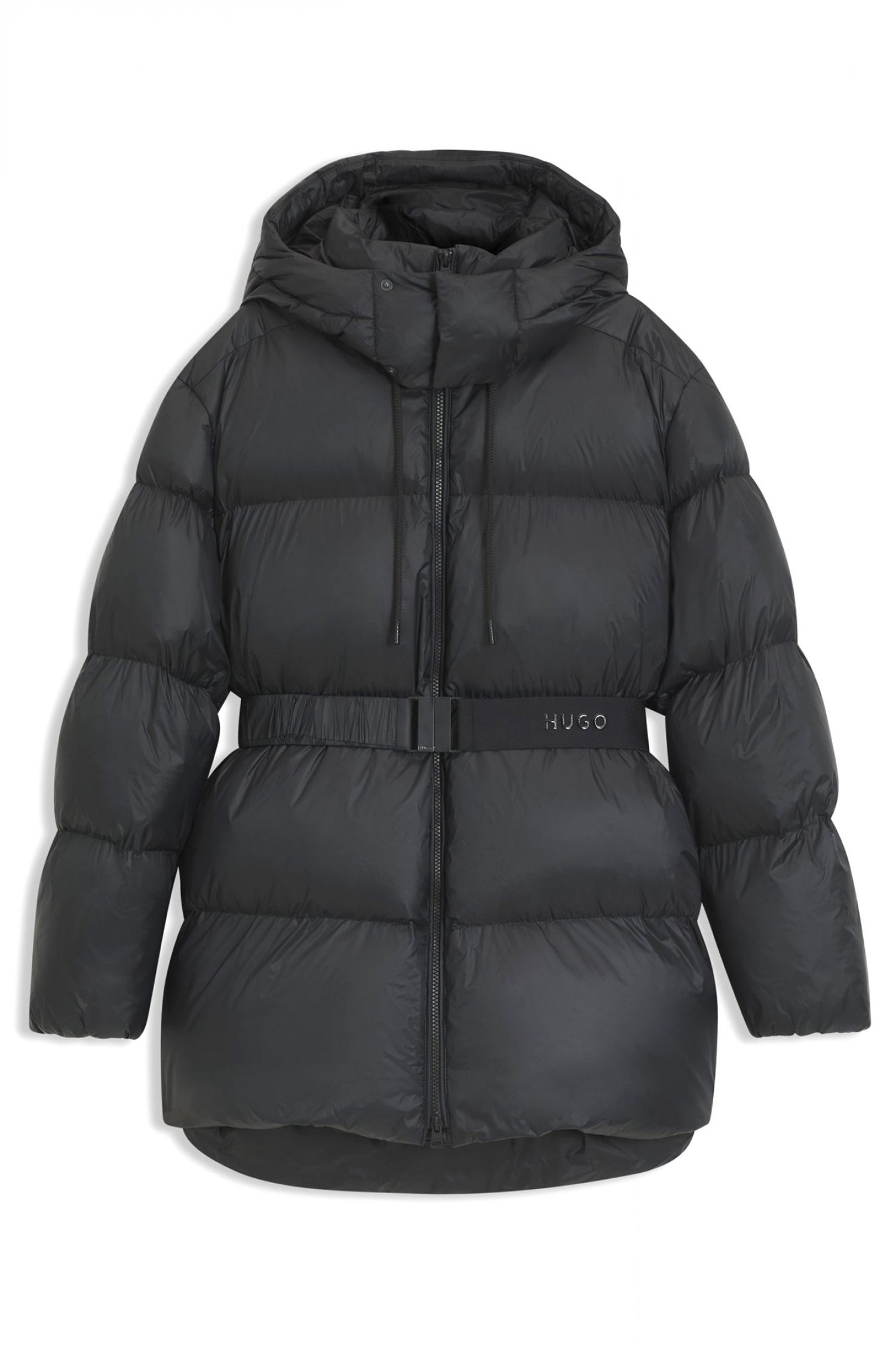 HUGO ΓΥΝΑΙΚΕΙΟ ΜΠΟΥΦΑΝ ΦΟΥΣΚΩΤΟ FALENTINA-2 ΑΠΟΣΠΩΜΕΝΗ ΚΟΥΚΟΥΛΑ ΖΩΝΗ LOGO ΜΑΥΡΟ