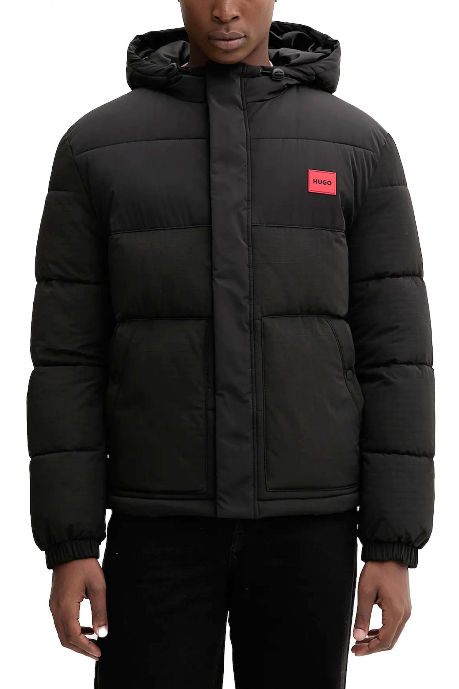 HUGO ΜΠΟΥΦΑΝ ΦΟΥΣΚΩΤΟ BARO2541 ΚΟΥΚΟΥΛΑ LOGO ΜΑΥΡΟ